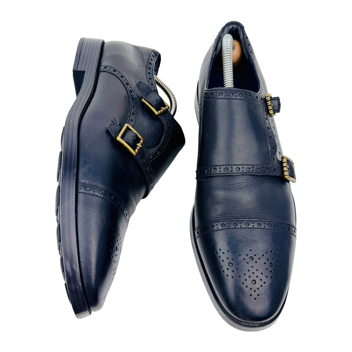 Cole Haan Jefferson Grand Double Monk Strap Shoes (Size 43/43.5)