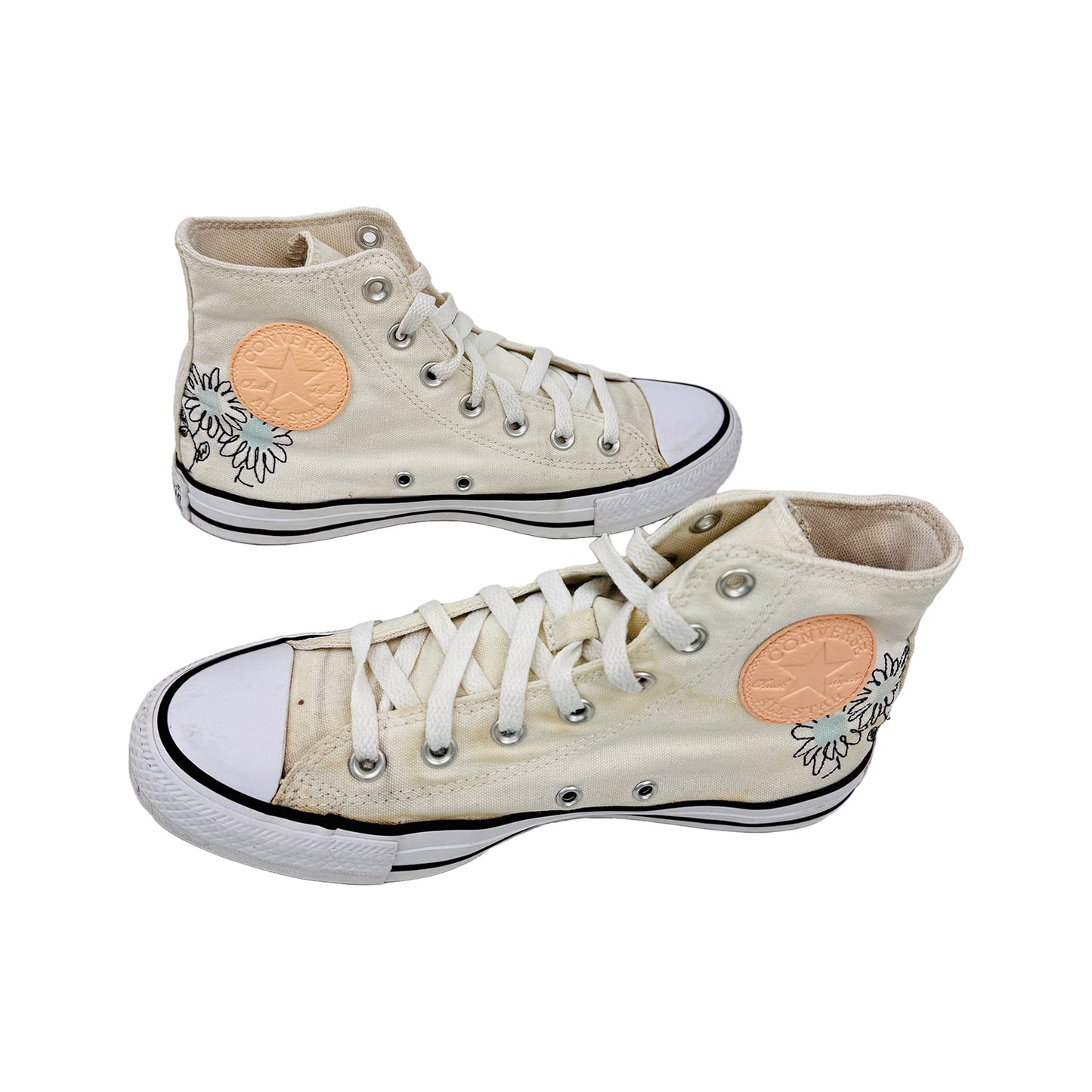 Converse Chuck Taylor All Star Floral Embroidery Shoes (Size 39) - A05131C