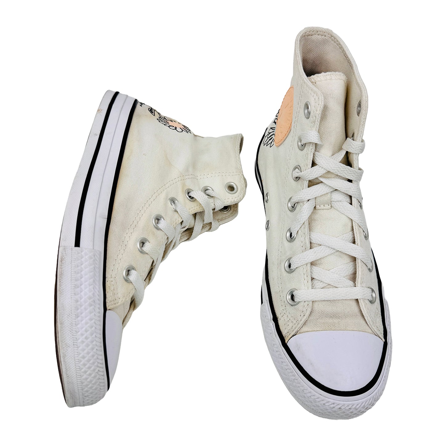 Converse Chuck Taylor All Star Floral Embroidery Shoes (Size 39) - A05131C