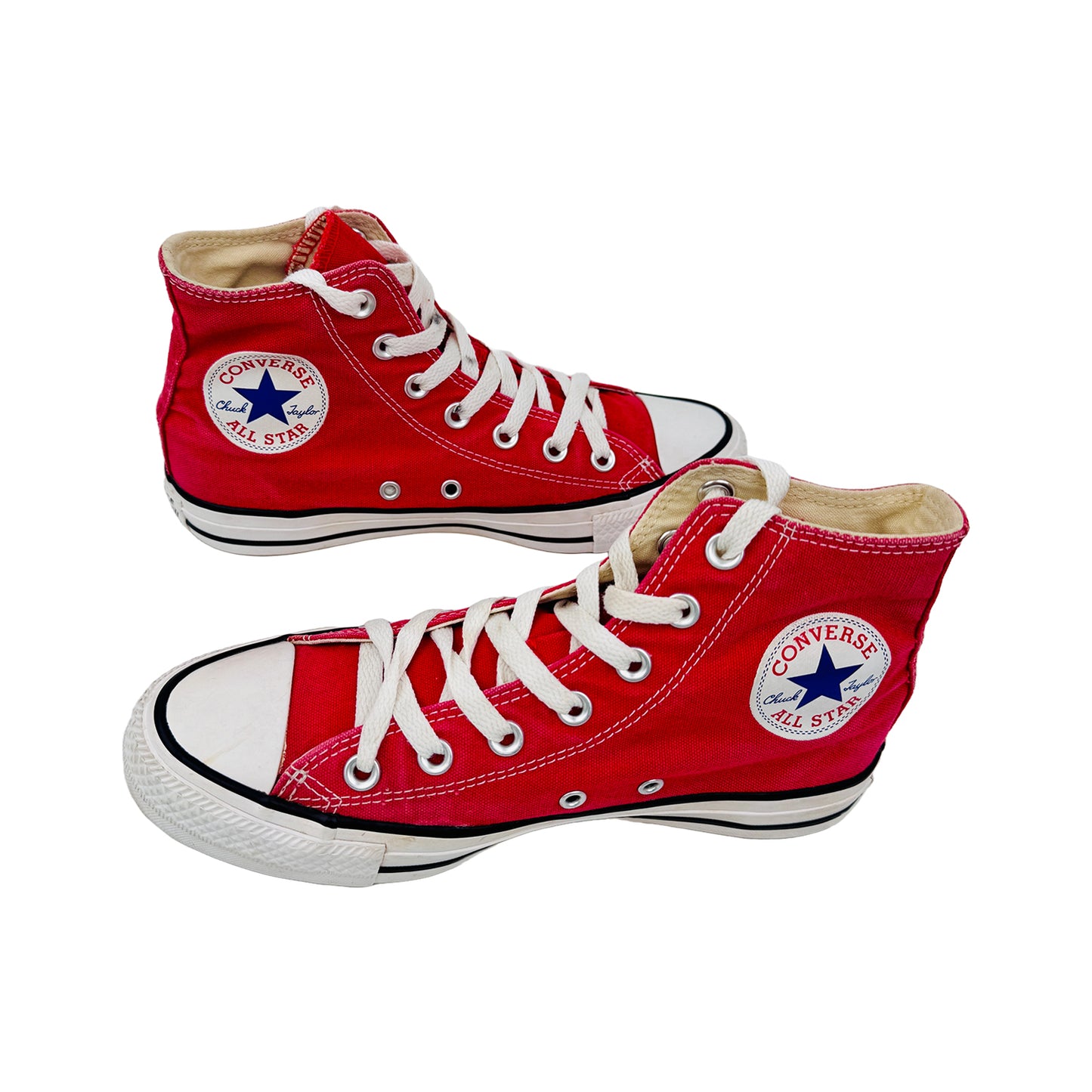 Converse Chuck Taylor All Star Hi Top Red Shoes (Size 37.5) - 101013