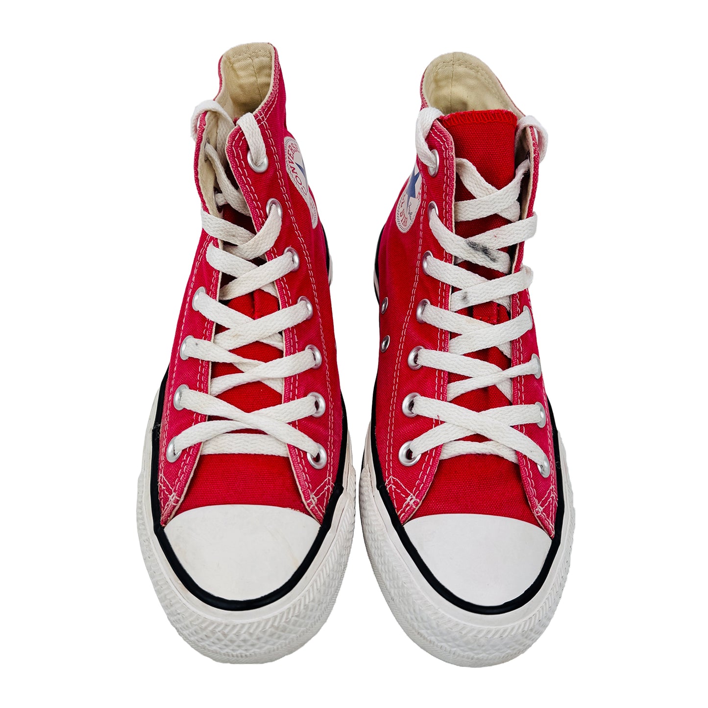 Converse Chuck Taylor All Star Hi Top Red Shoes (Size 37.5) - 101013