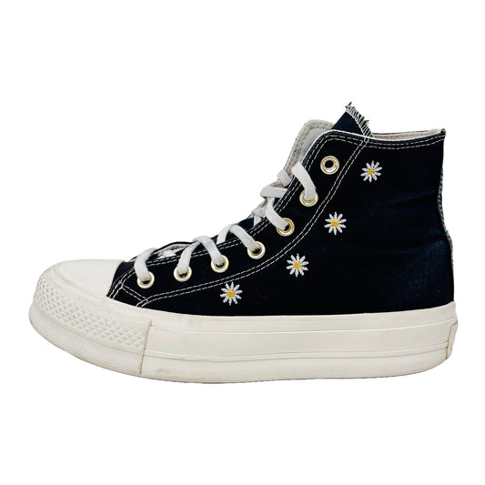 Converse Chuck Taylor All Star Lift Platform Festival Crochet Shoes (Size 37.5) - A06115C