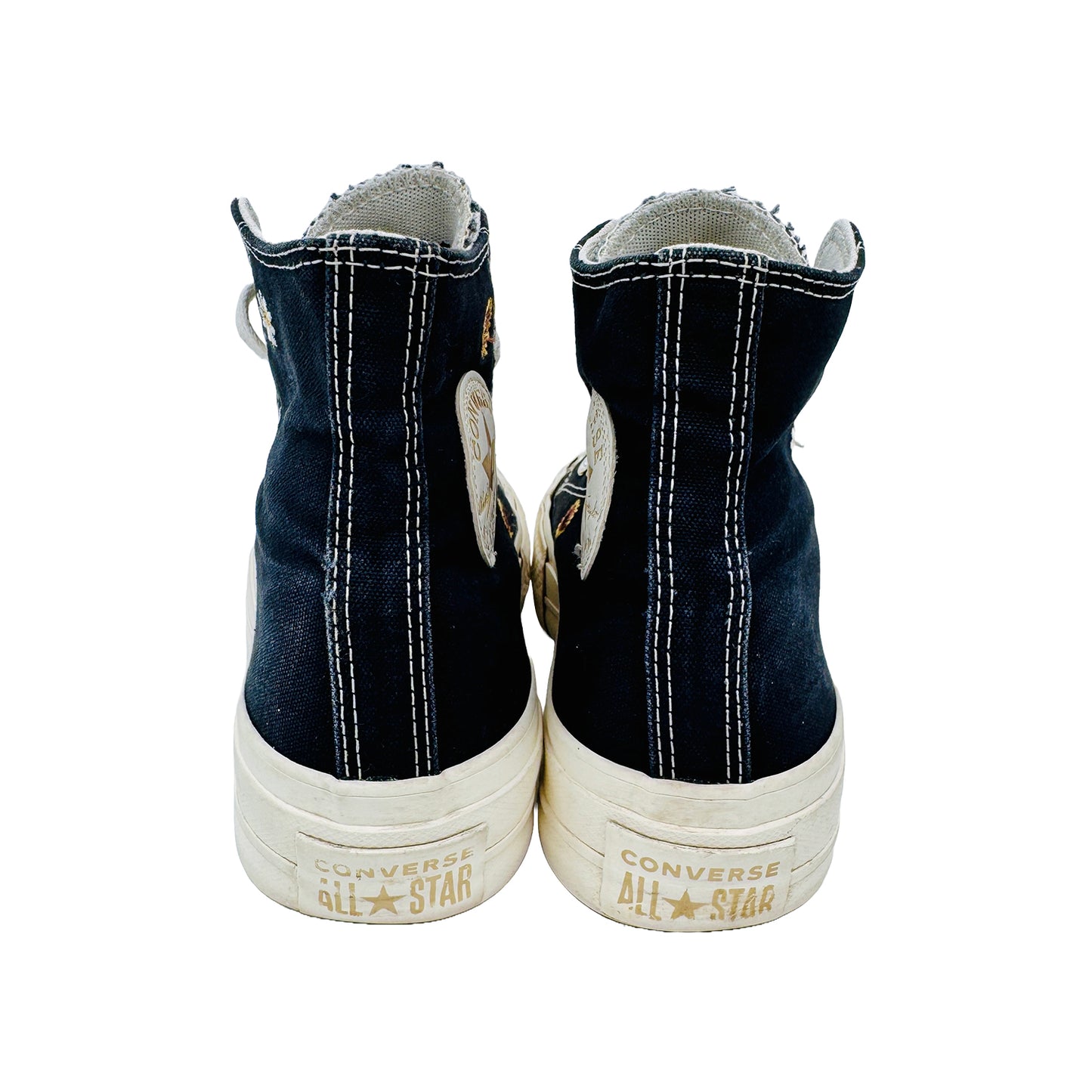 Converse Chuck Taylor All Star Lift Platform Festival Crochet Shoes (Size 37.5) - A06115C