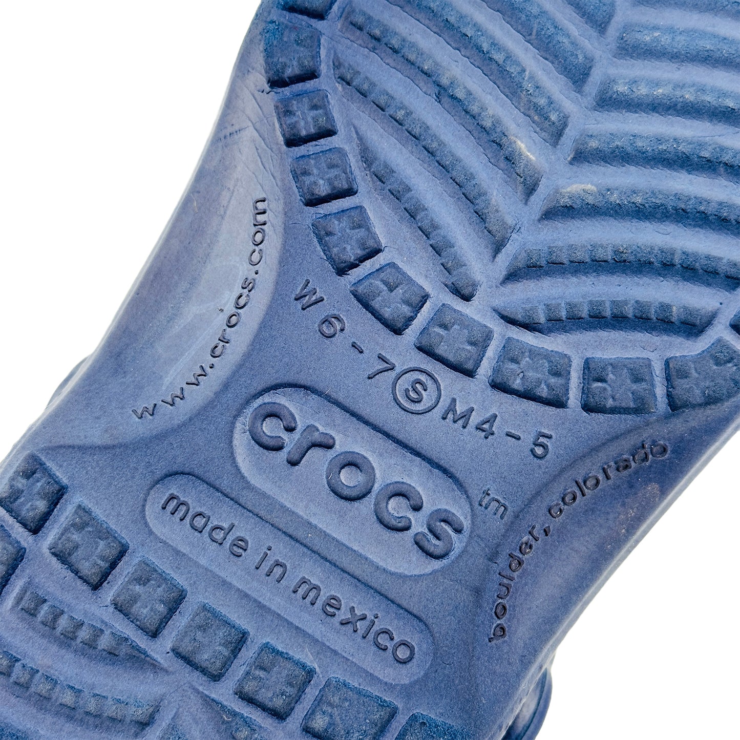 Crocs Classic Clog Navy Blue Slides (Size 36/37)