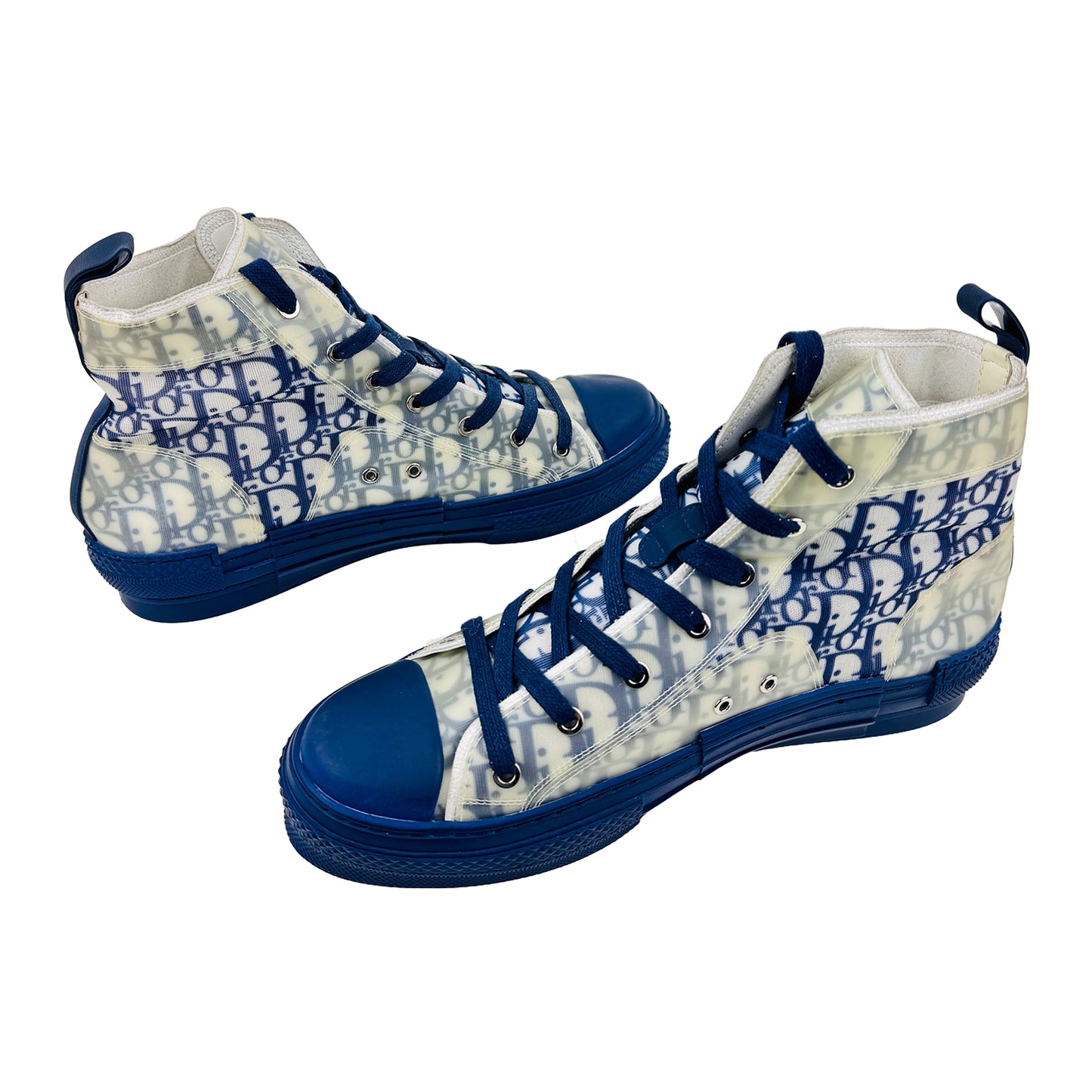 Dior B23 High Top Oblique Shoes (Size 44/44.5) - 3SH118YTG H165