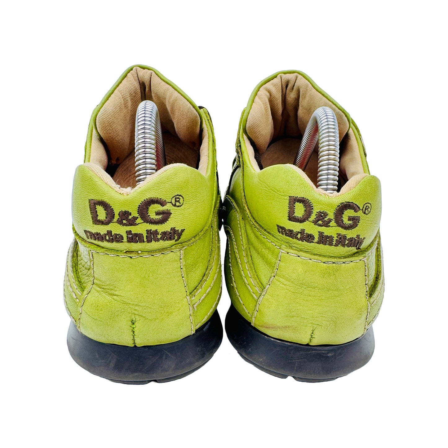 Dolce & Gabbana Green Low Trainer Shoes (Size 43.5/44)