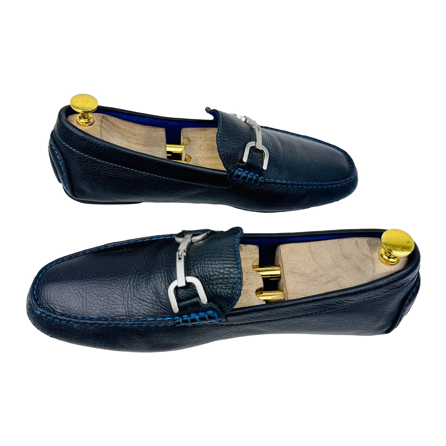 Donald J Pliner Men's Driving Blue Loafers (Size 42.5)