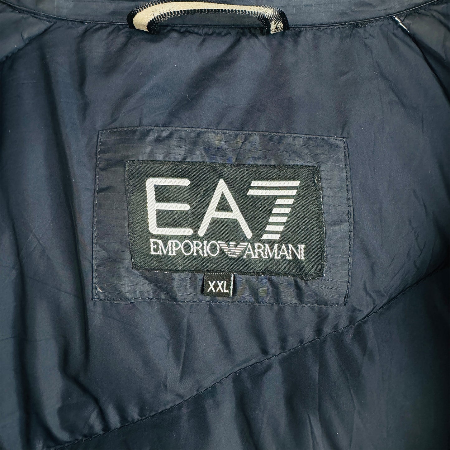 Emporio Armani Men's EA7 Night Blue Down Jacket (Size XXL)