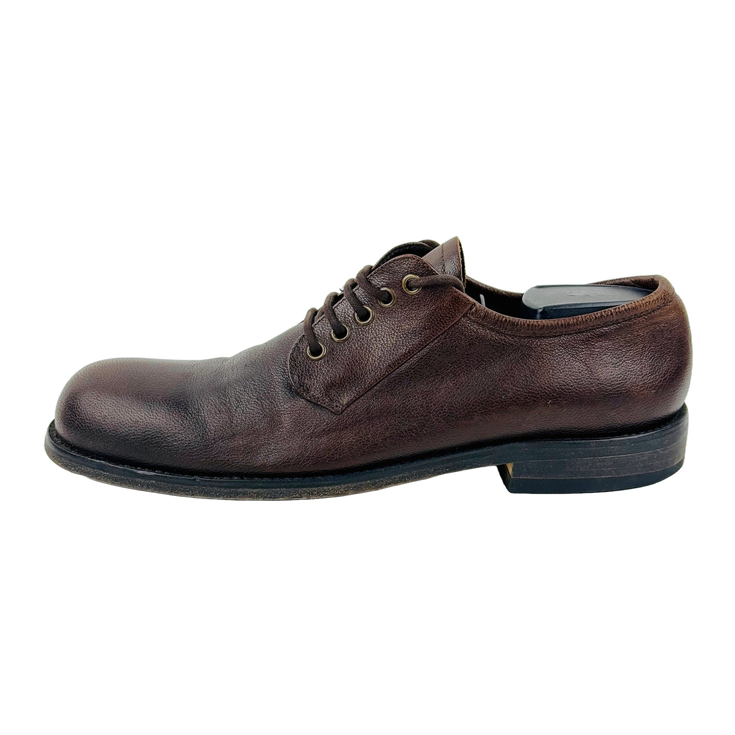 Emporio Armani Pebbled Leather Derby Shoes (Size 42/42.5)