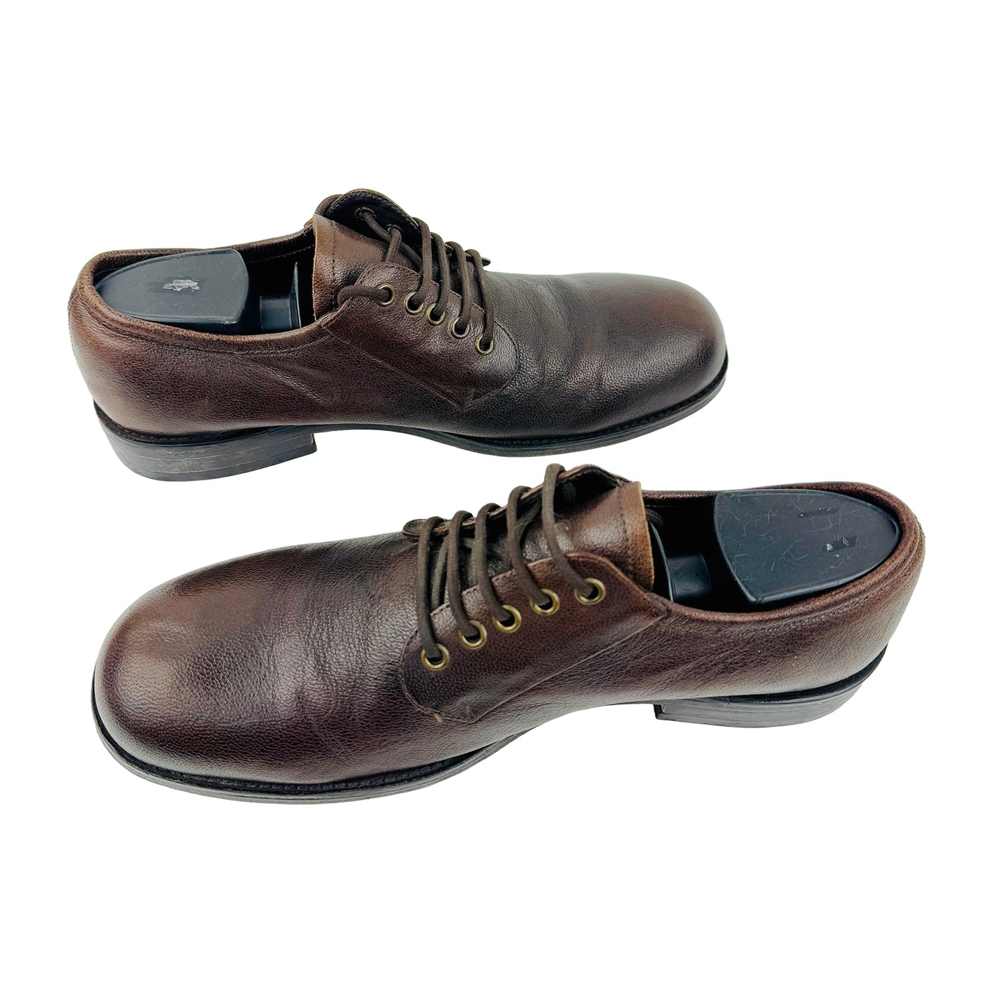 Emporio Armani Pebbled Leather Derby Shoes (Size 42/42.5)