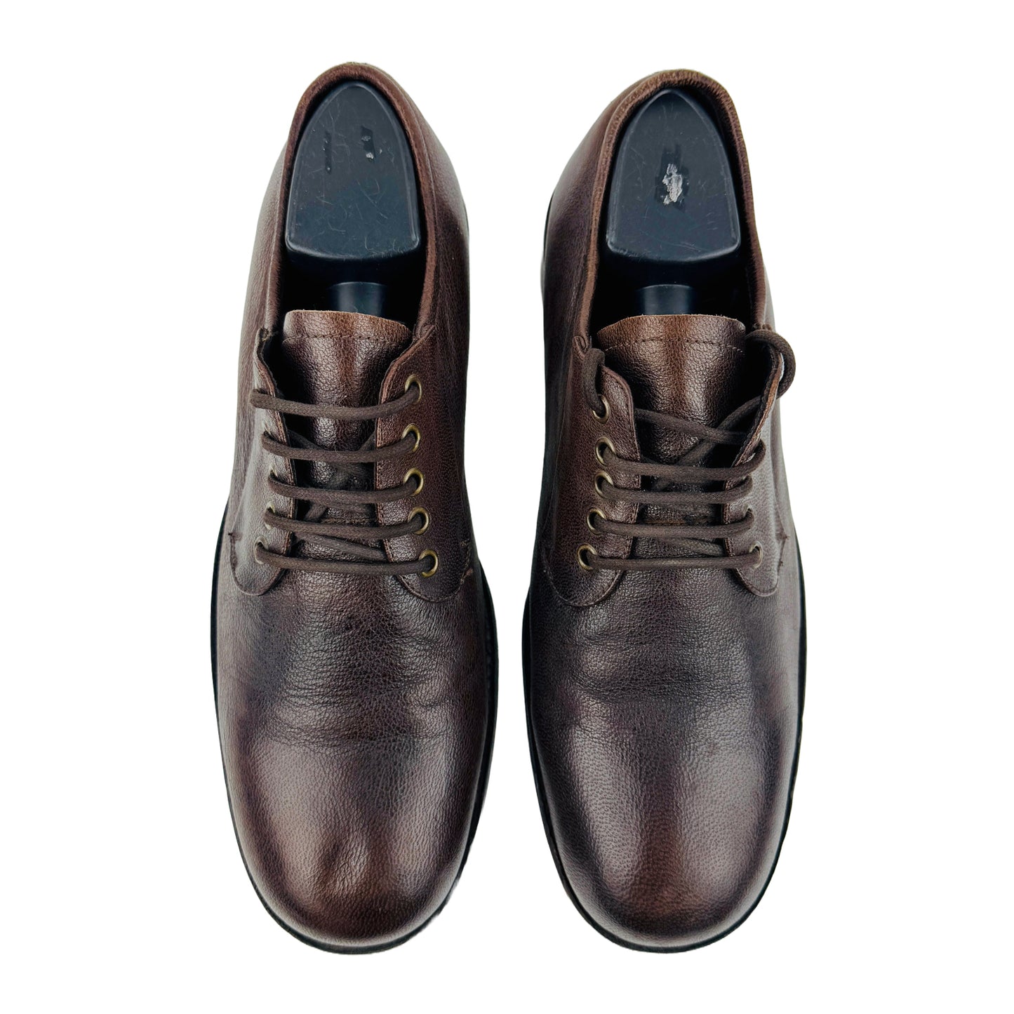 Emporio Armani Pebbled Leather Derby Shoes (Size 42/42.5)