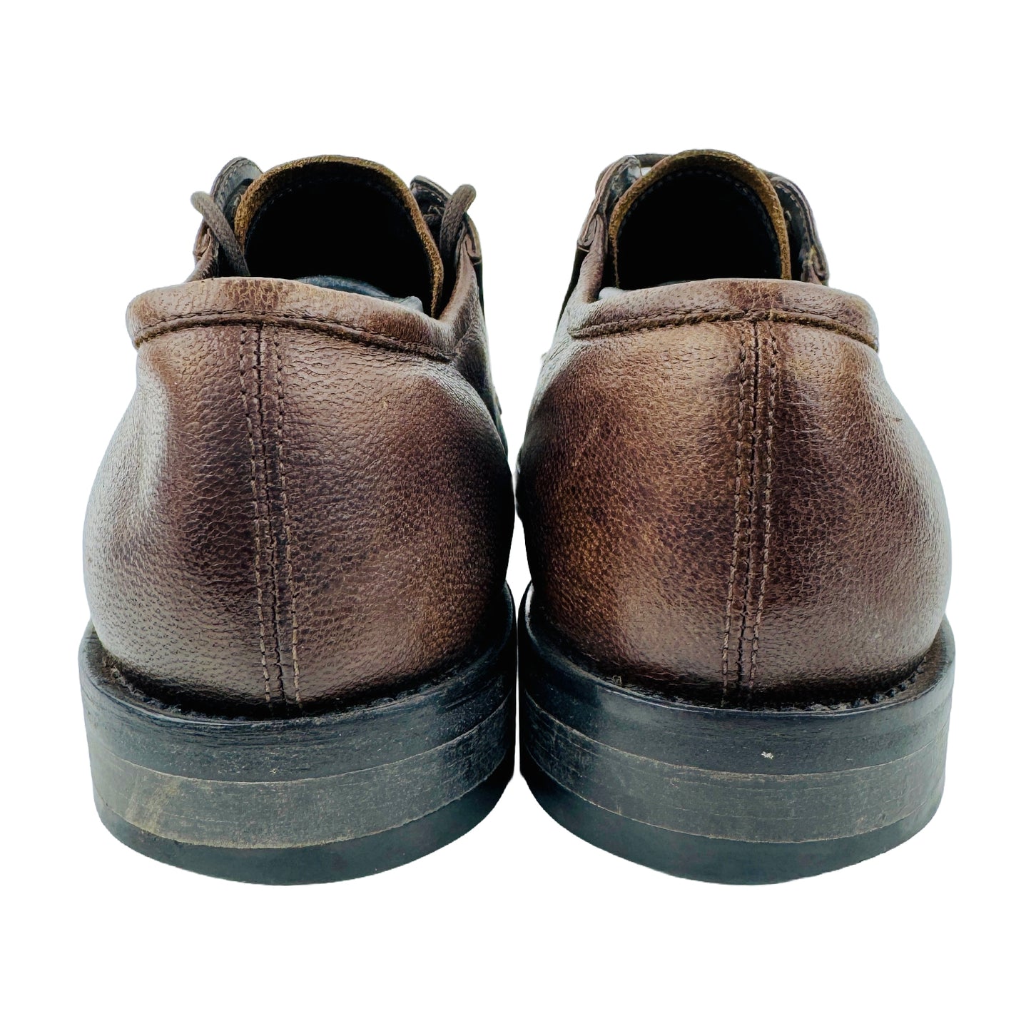 Emporio Armani Pebbled Leather Derby Shoes (Size 42/42.5)