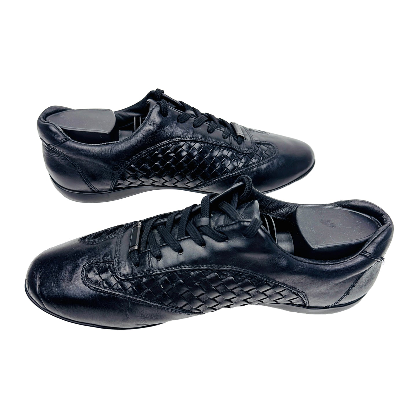 Ermenegildo Zegna Intrecciato Low Top Sneaker Shoes (Size 41)