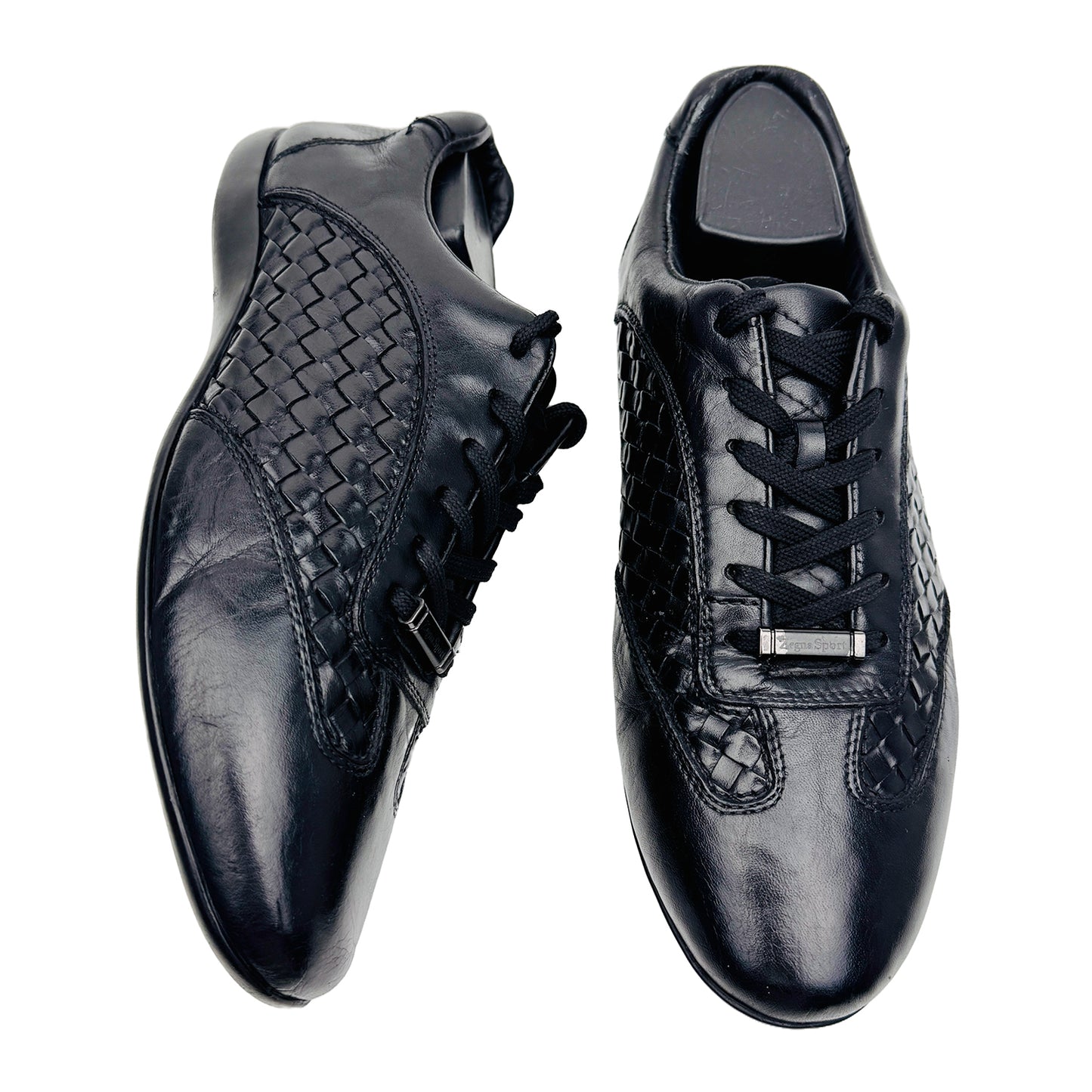 Ermenegildo Zegna Intrecciato Low Top Sneaker Shoes (Size 41)