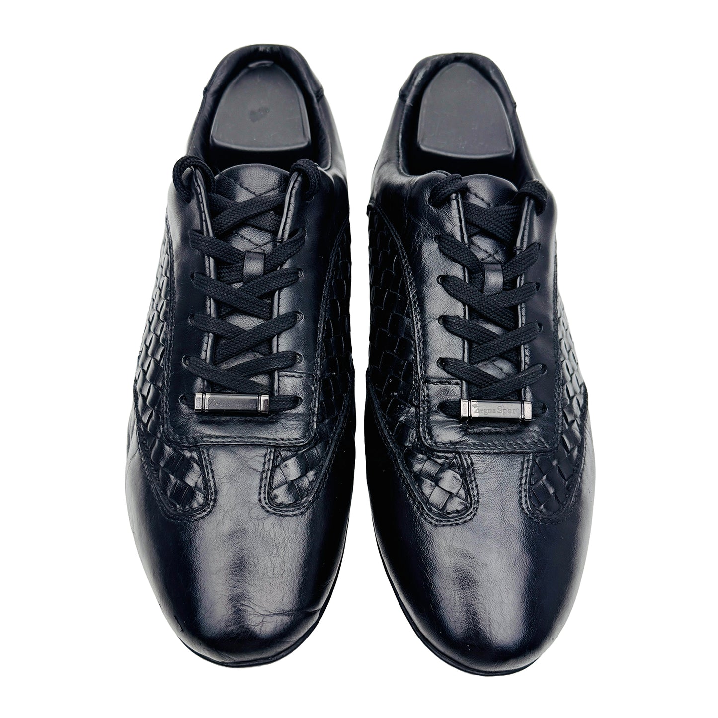 Ermenegildo Zegna Intrecciato Low Top Sneaker Shoes (Size 41)