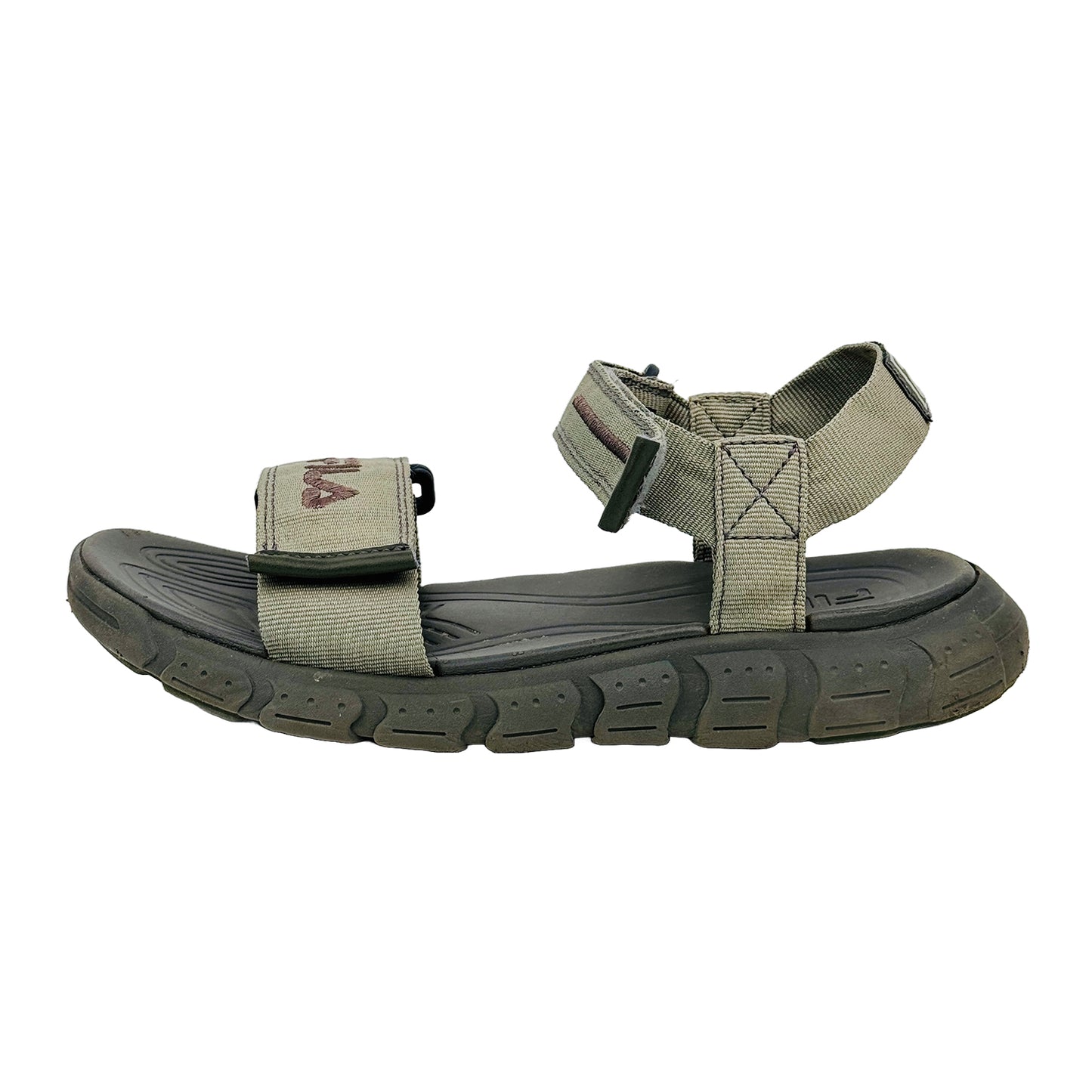 Fila Men's Delonzo Green Sandals (Size 43)