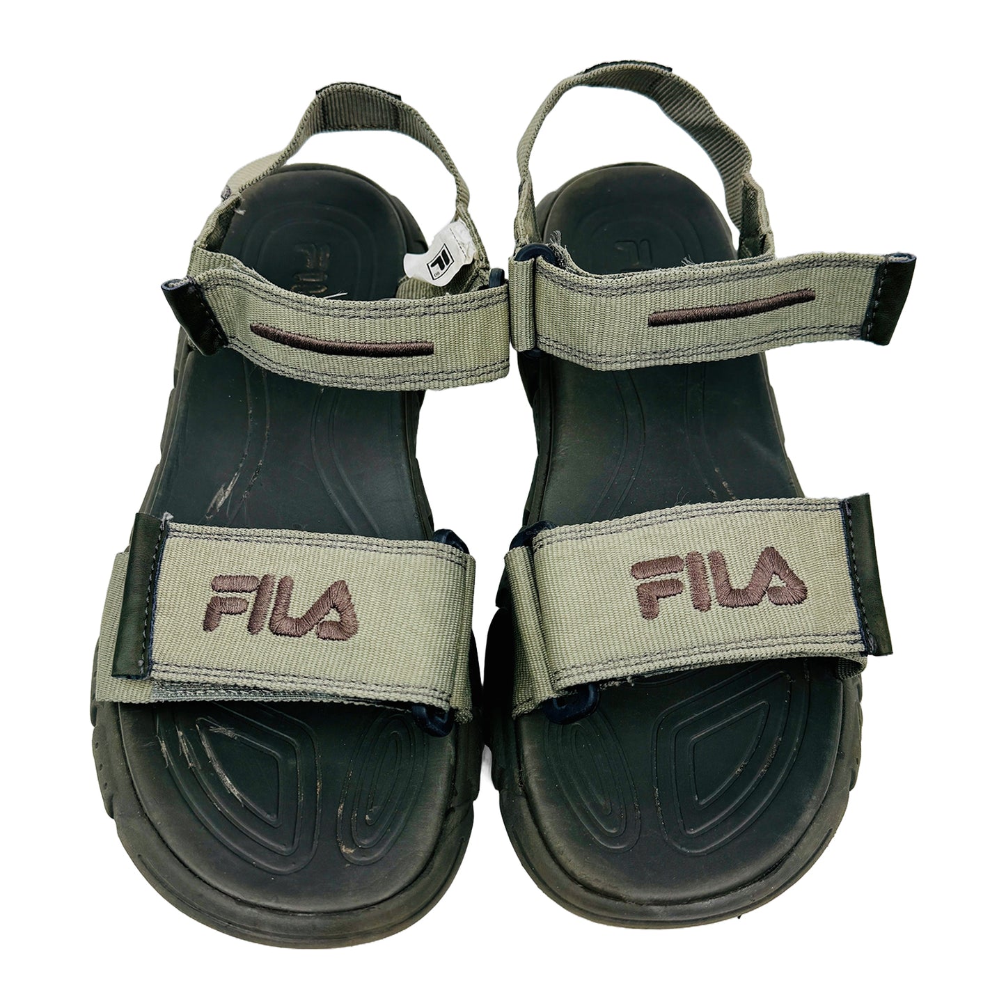 Fila Men's Delonzo Green Sandals (Size 43)