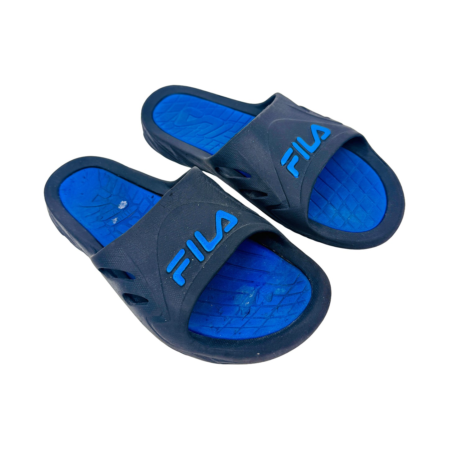 Fila Women's Blue Slides (Size 36/37)