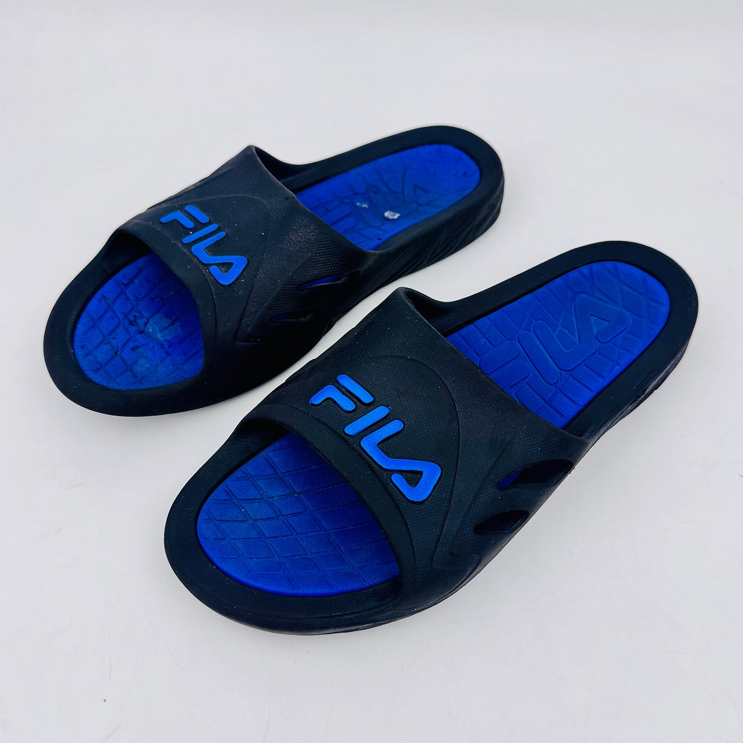 Fila Women's Blue Slides (Size 36/37)
