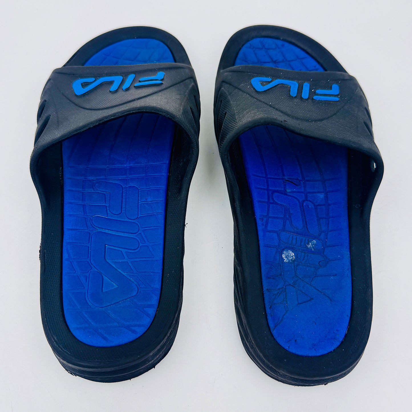 Fila Women's Blue Slides (Size 36/37)