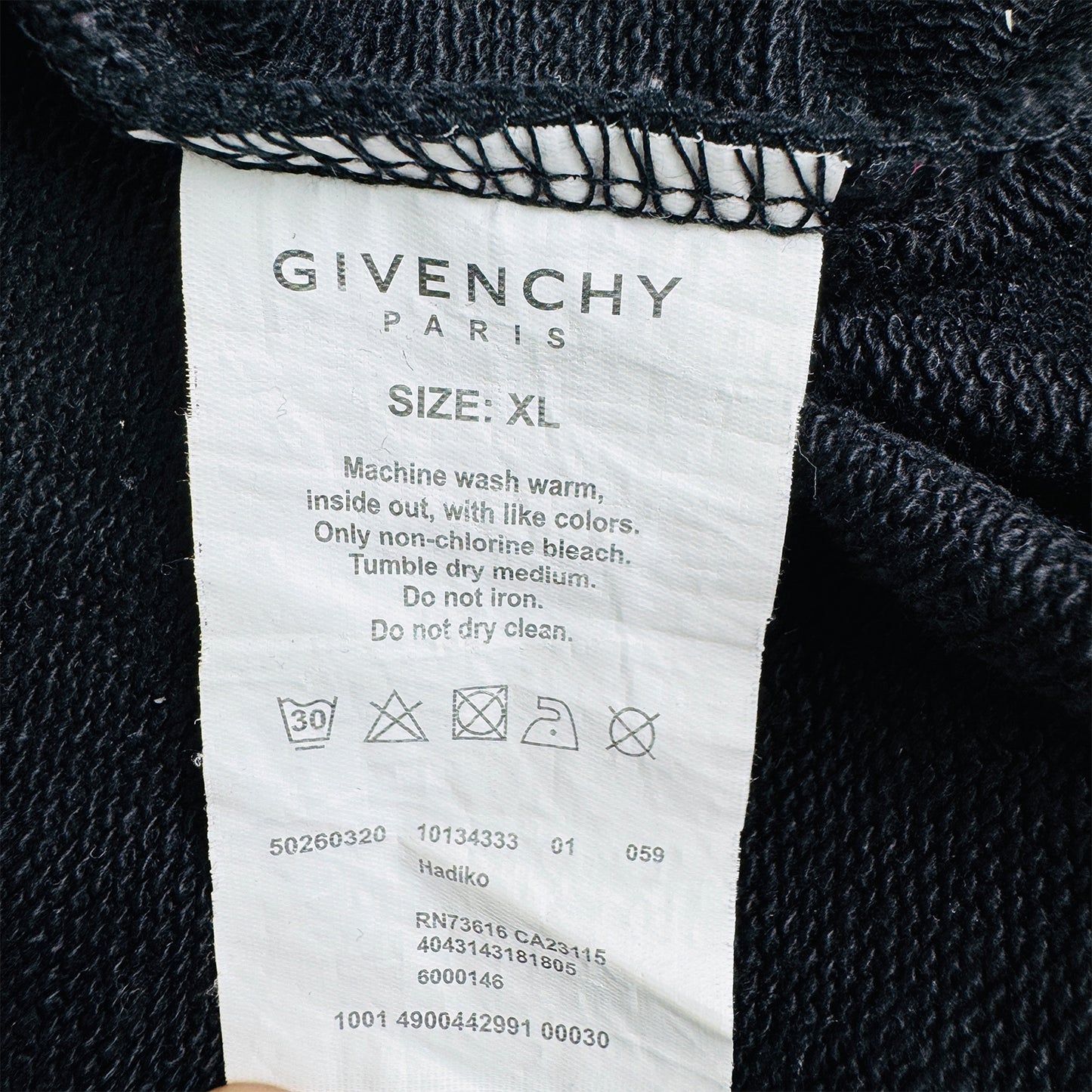 Givenchy Paris Men's 4G Embroidered Sweatshirt Jacket (Size XL)