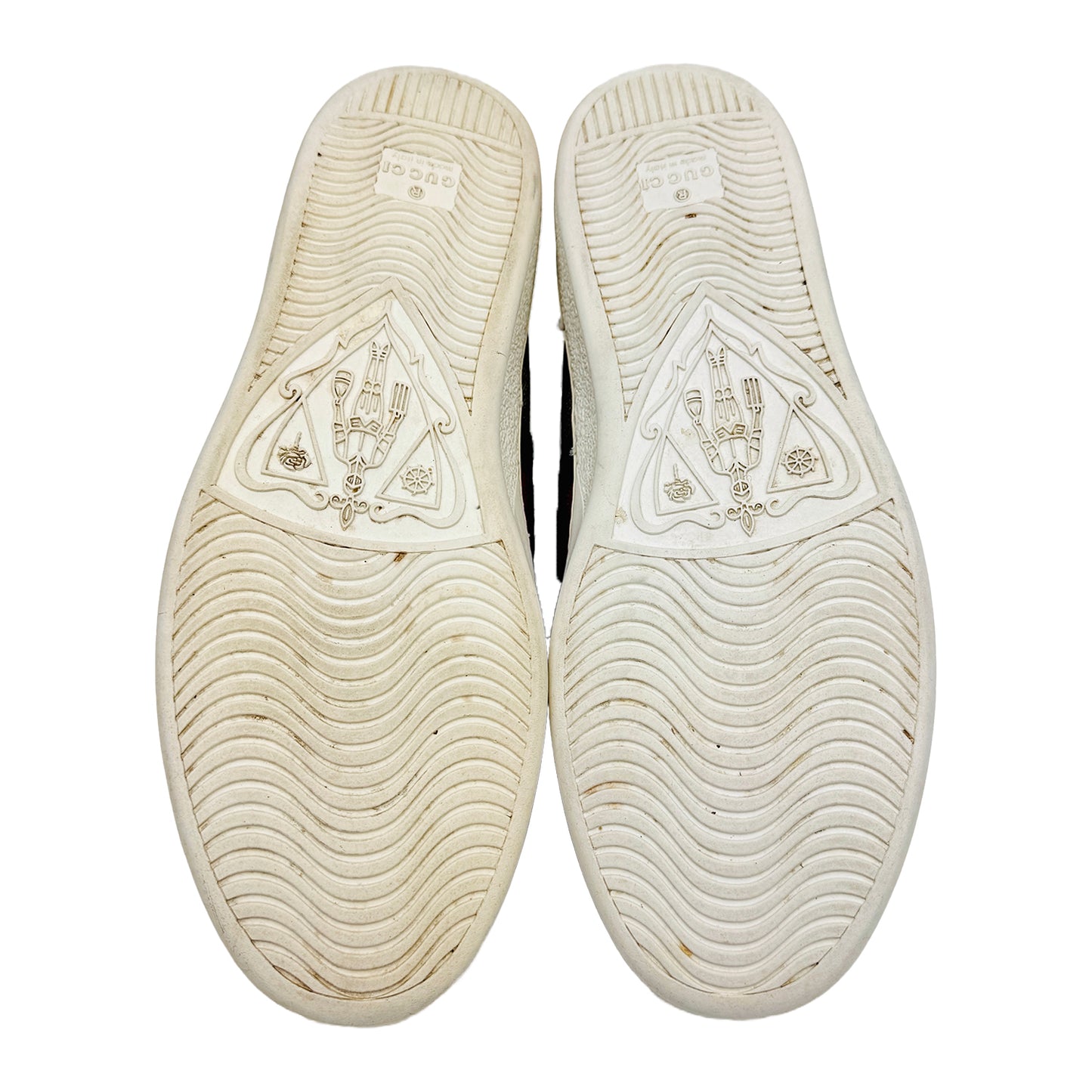 Gucci Ace With Web Sneaker Shoes (Size 38/38.5) - 429446 5 90G