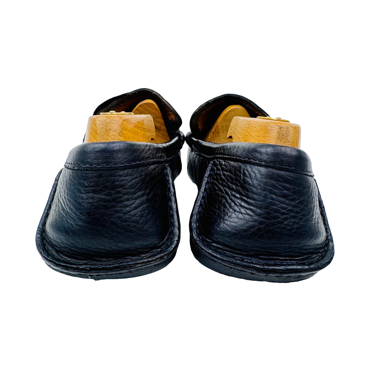Gucci Bamboo Horsebit Black Loafers (Size 43/43.5)