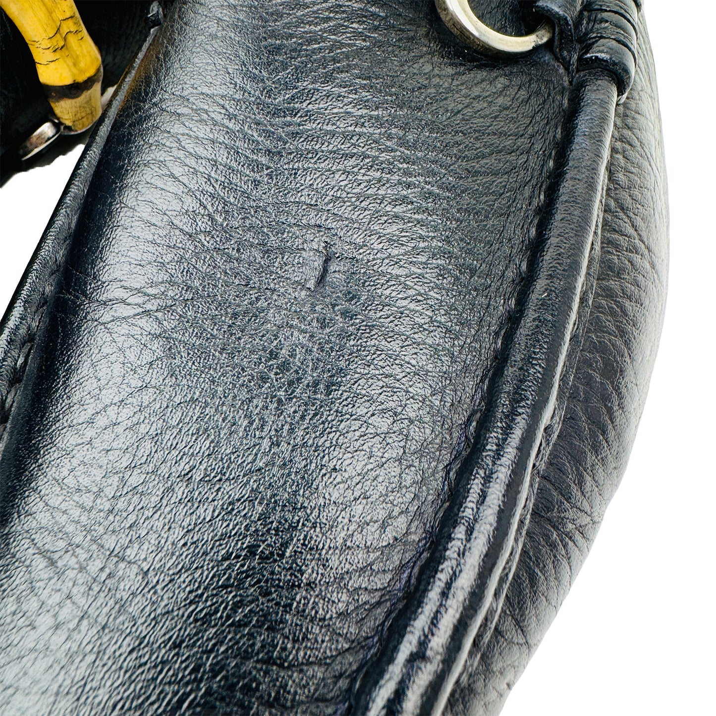 Gucci Bamboo Horsebit Black Loafers (Size 43/43.5)