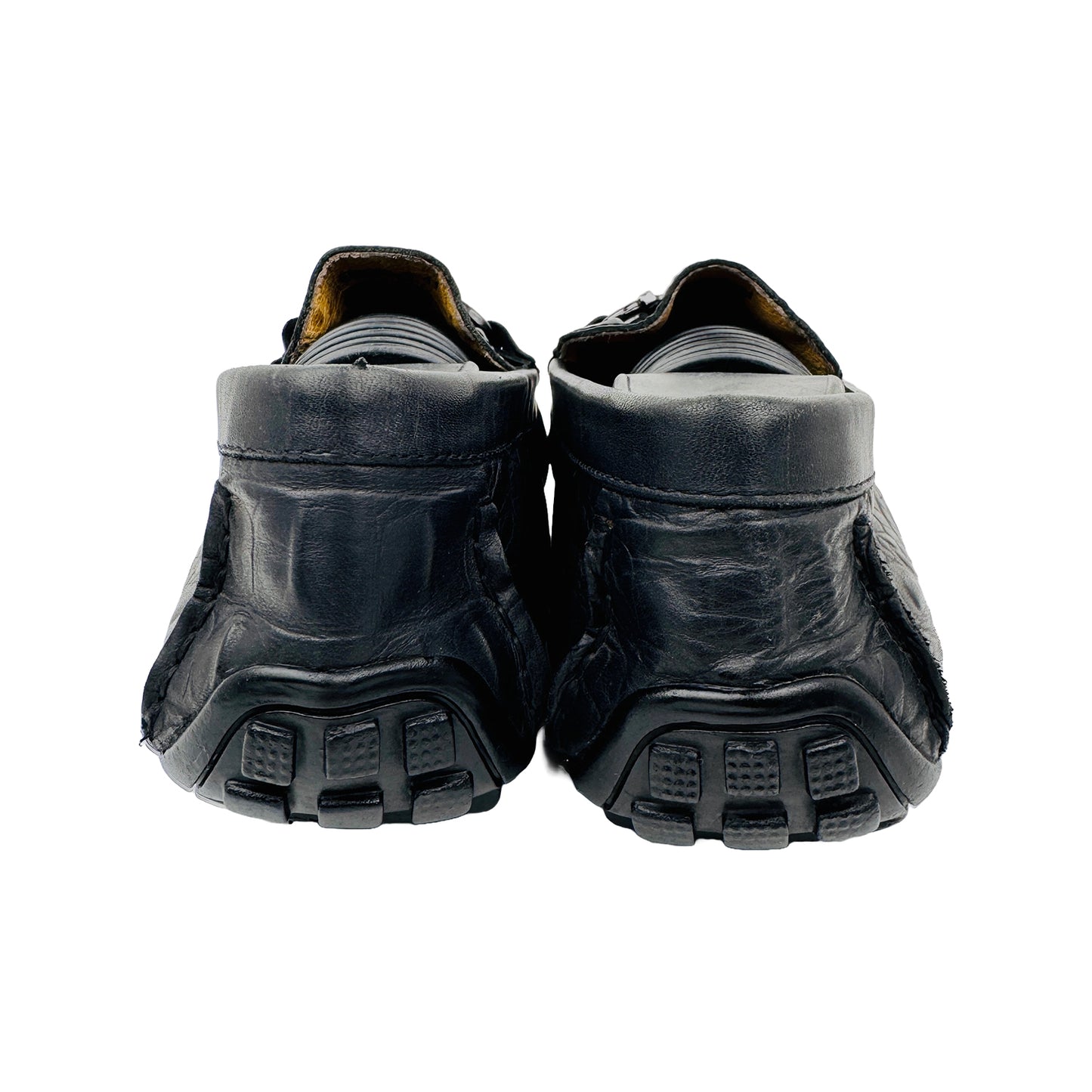 Gucci Black Crocodile Leather Loafer Shoes (Size 41/41.5)
