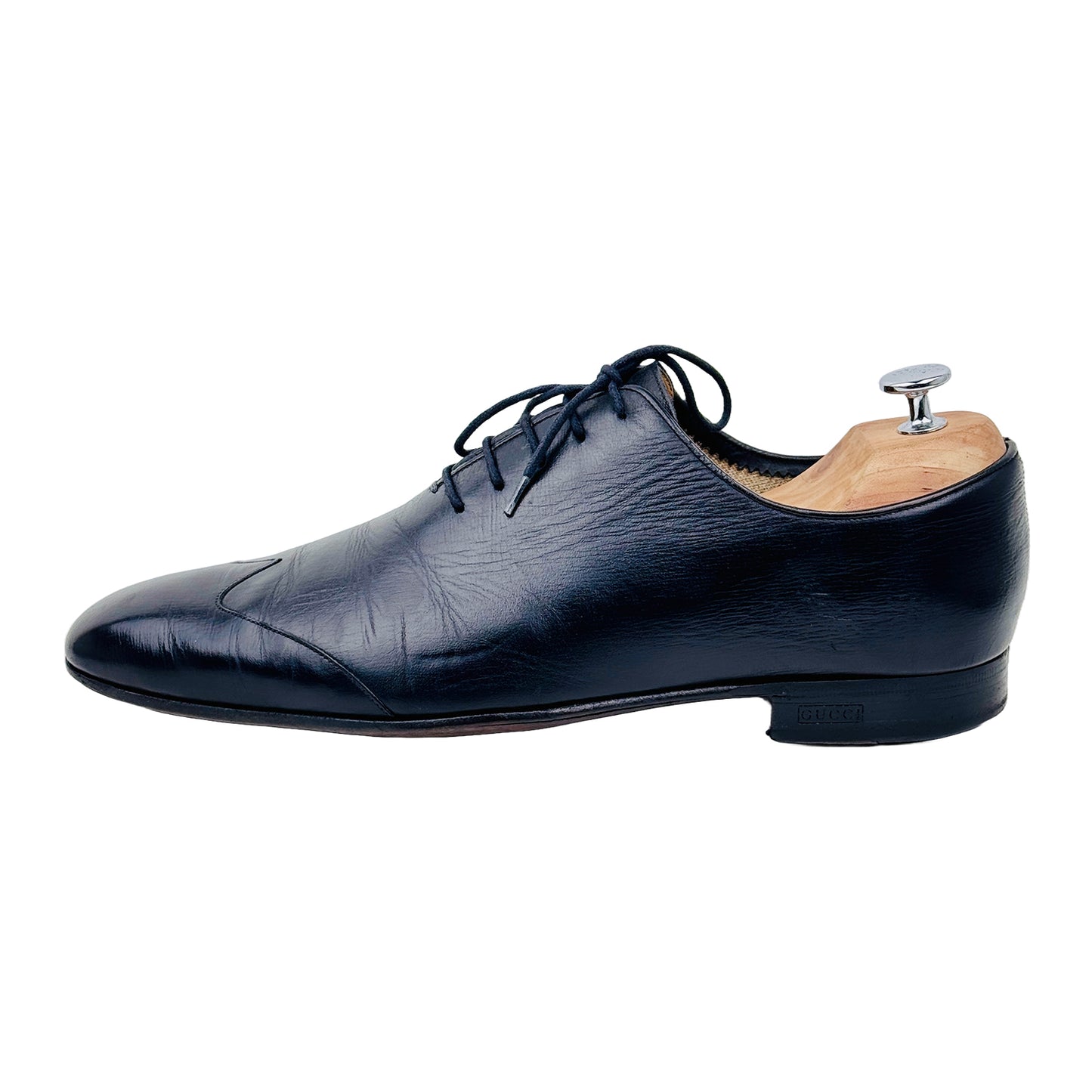 Gucci CrossGrain Leather Oxford Shoes (Size 43/43.5) - 170328