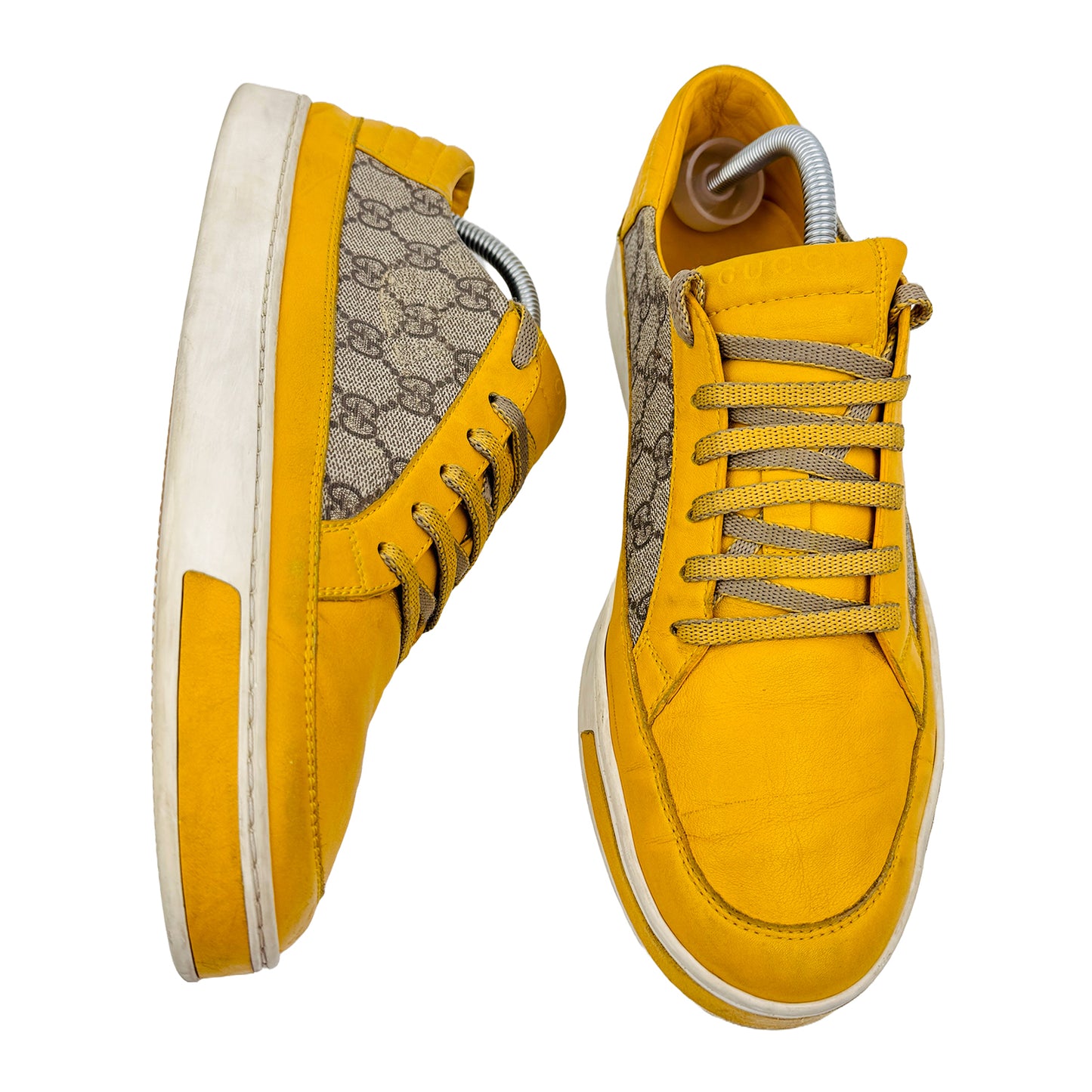 Gucci GG Supreme Low Top Sneaker Shoes (Size 43/43.5) - 386752 G