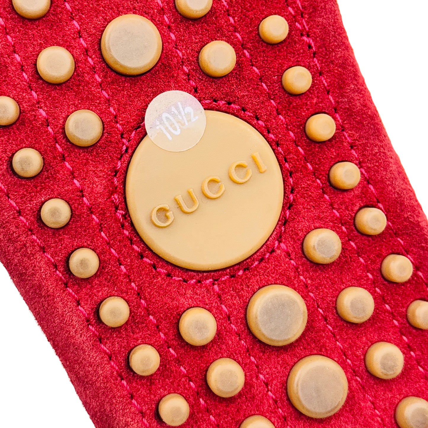 Gucci Horsebit Driving Red Loafer Shoes (Size 44.5/45) - 236936