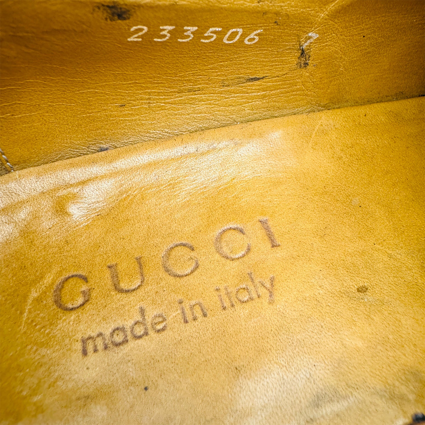 Gucci Men's GG Logo Black Loafer Shoes (Size 41/41.5) - 233506