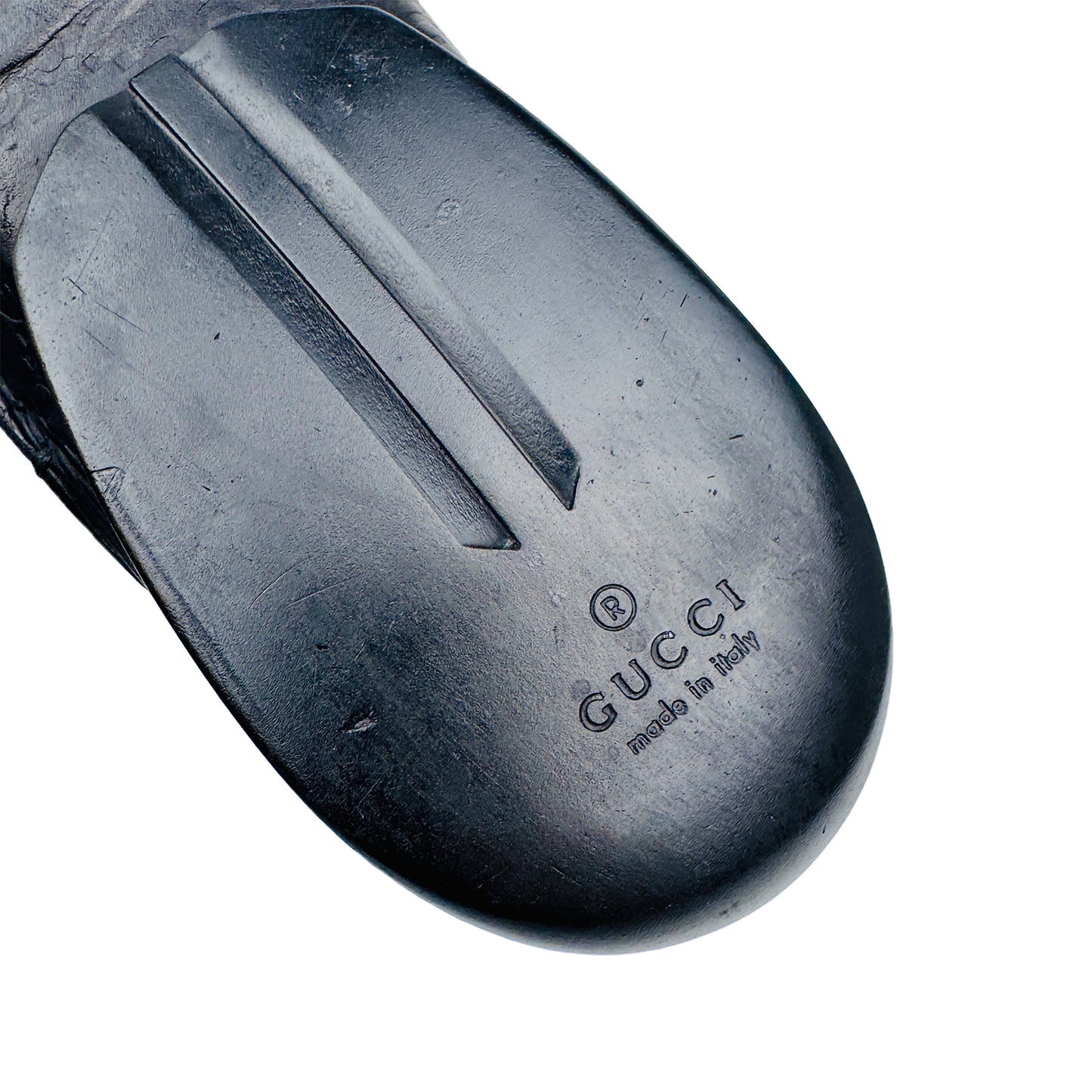 Gucci Men's Guccissima Black Loafers (Size 42.5/43)