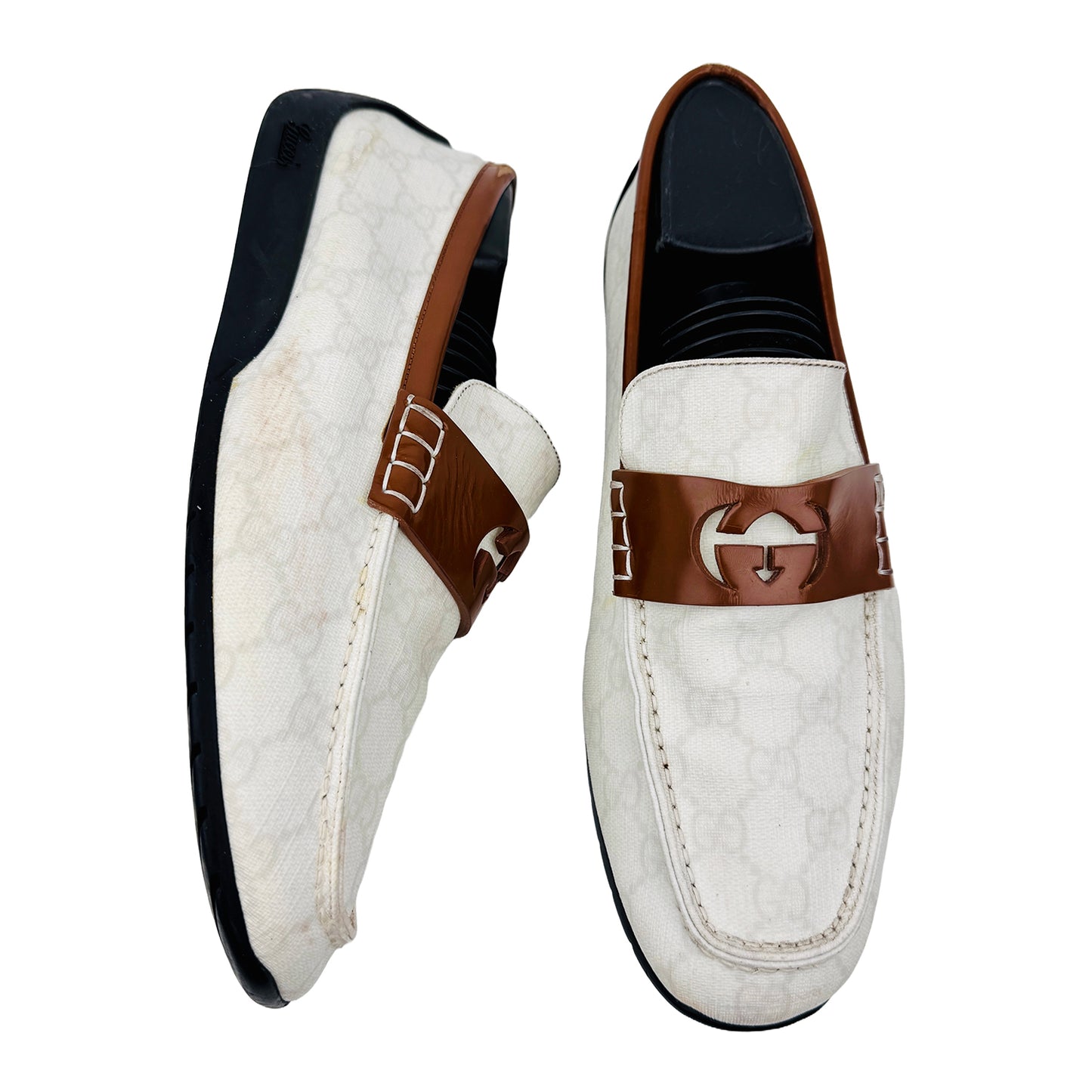 Gucci Men's Penny GG Loafer Shoes (Size 40.5/41) - 236614