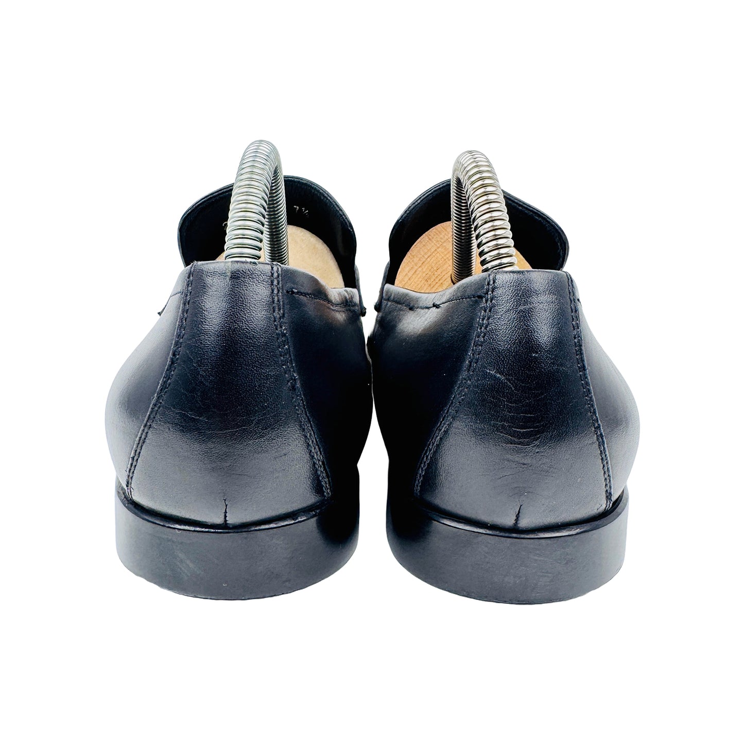 Gucci Metal Logo Detail Black Loafers (Size 42/42.5) - 253304
