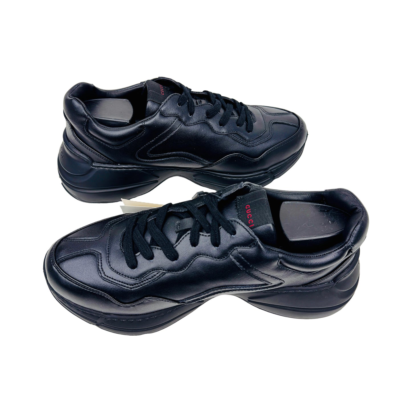 Gucci Rhyton Black Sneaker Shoes (Size 42.5)