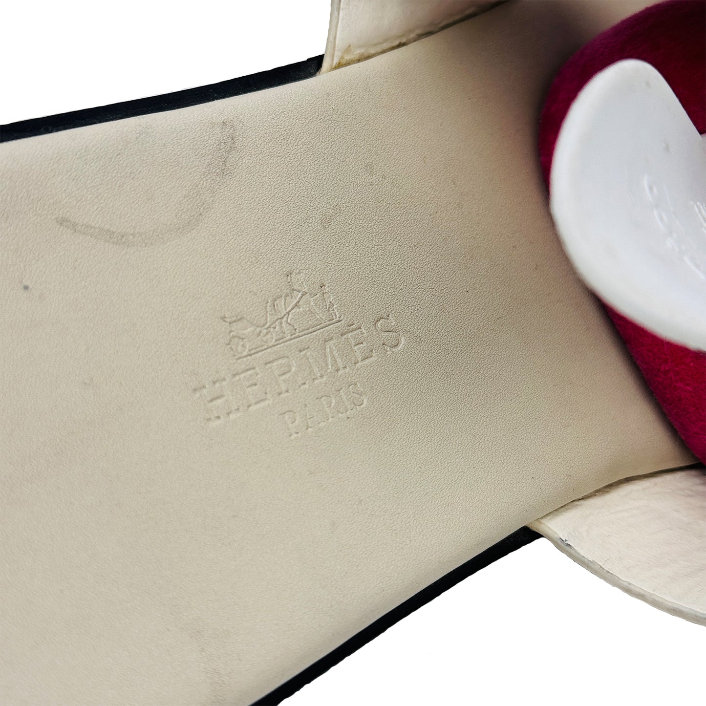Hermes Izmir White Sandal Slippers (Shoes 42.5/43)