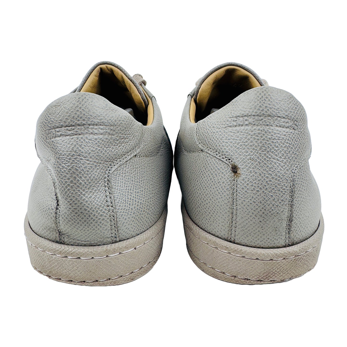 Hermes Men's Quicker Gray Sneaker Shoes (Size 42/42.5)