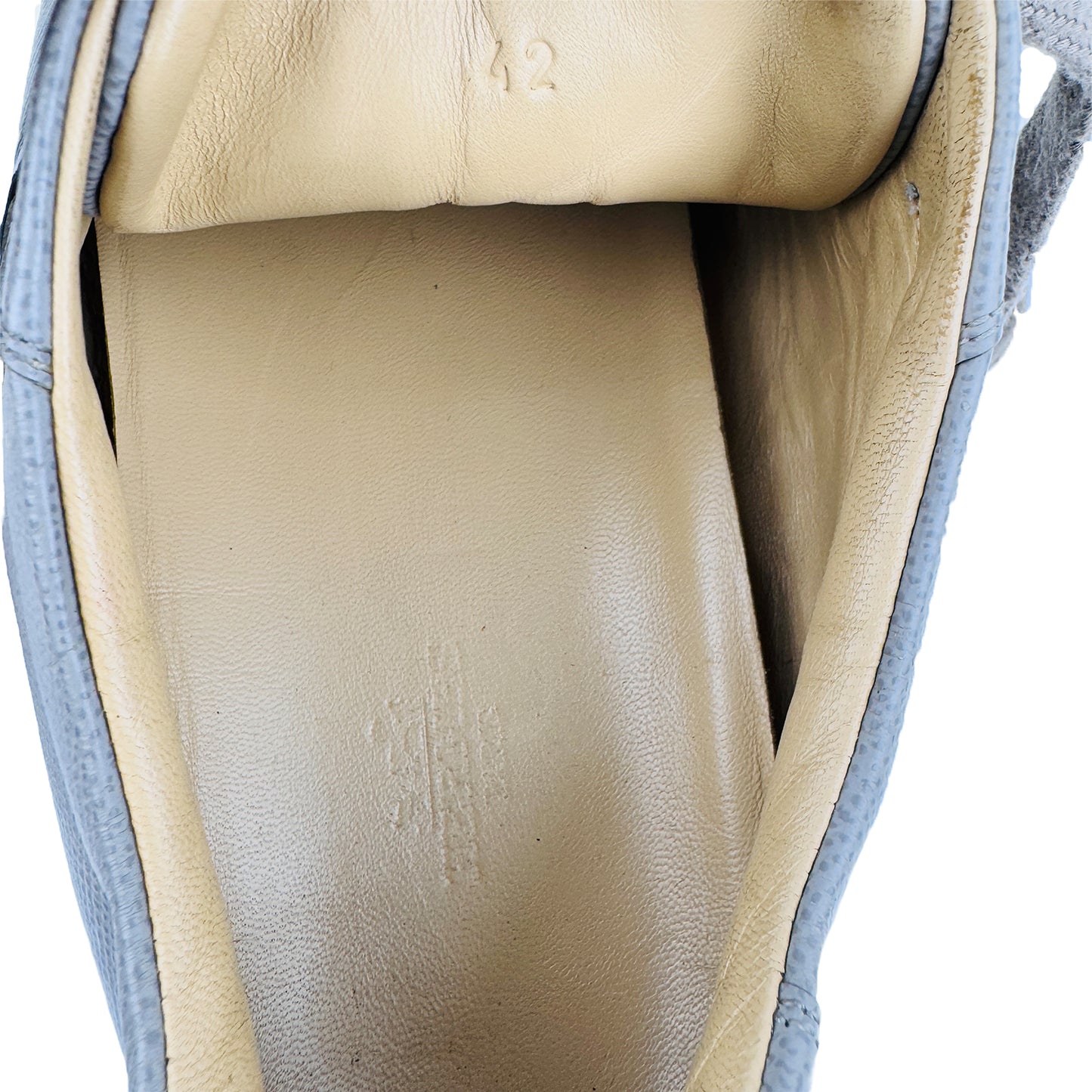 Hermes Men's Quicker Gray Sneaker Shoes (Size 42/42.5)