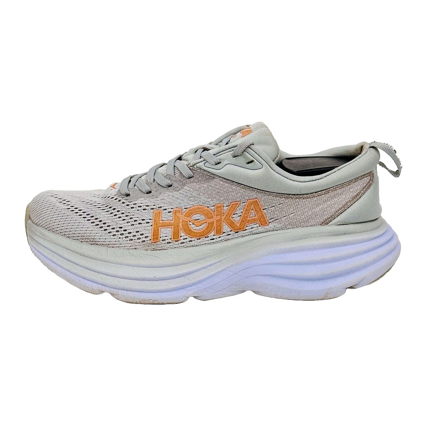 Hoka Bondi 8 Mist Lunar Rock Shoes (Size 40) - 1127952 HMLR