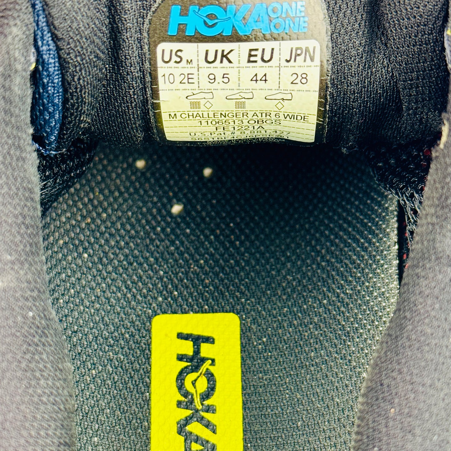 Hoka Men's Challenger ATR 6 Shoes (Size 44) - 1106513 OBGS