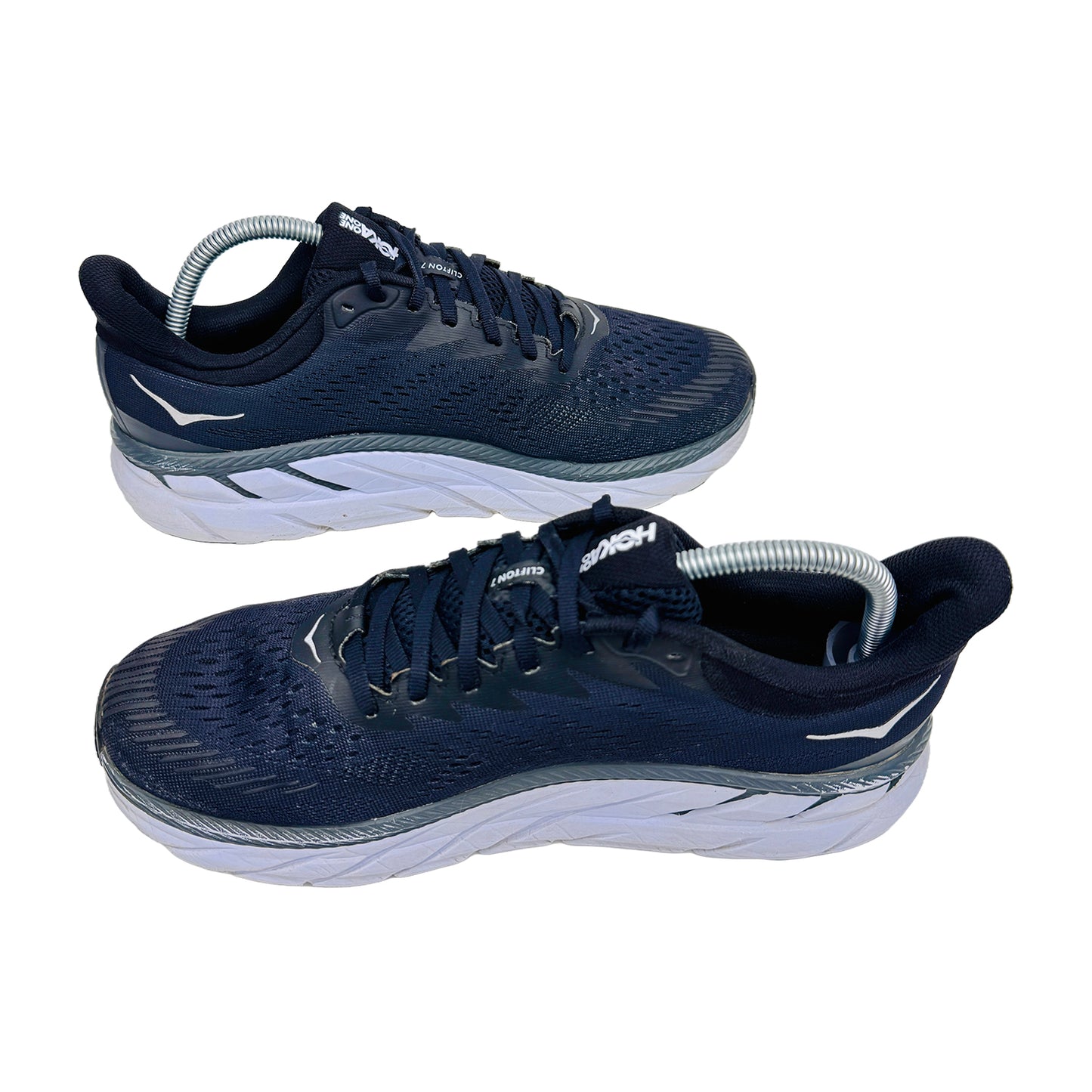 Hoka Men's Clifton 7 Running Shoes (Size 42.5) - 1110508 BWHT