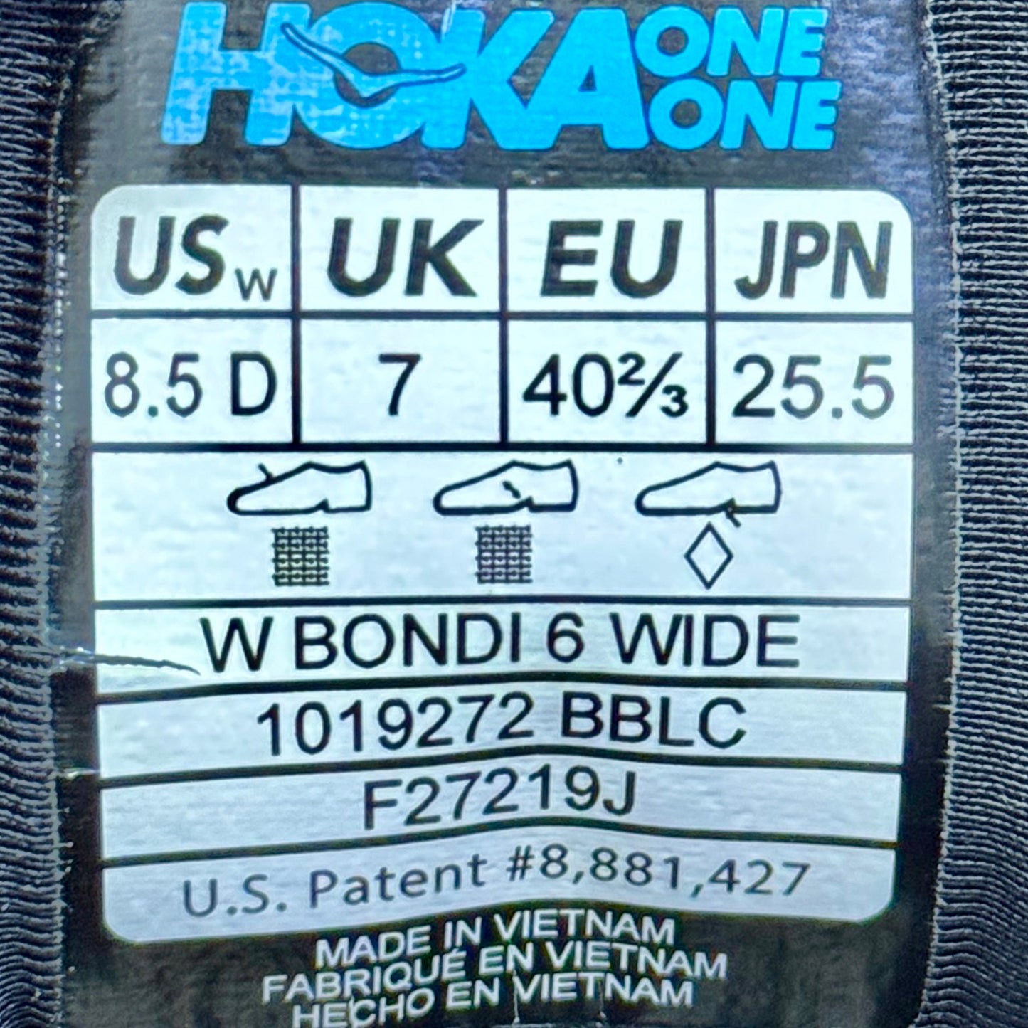 Hoka Women's Bondi 6 Running Shoes (Size 40.5) - 1019272 BBLC