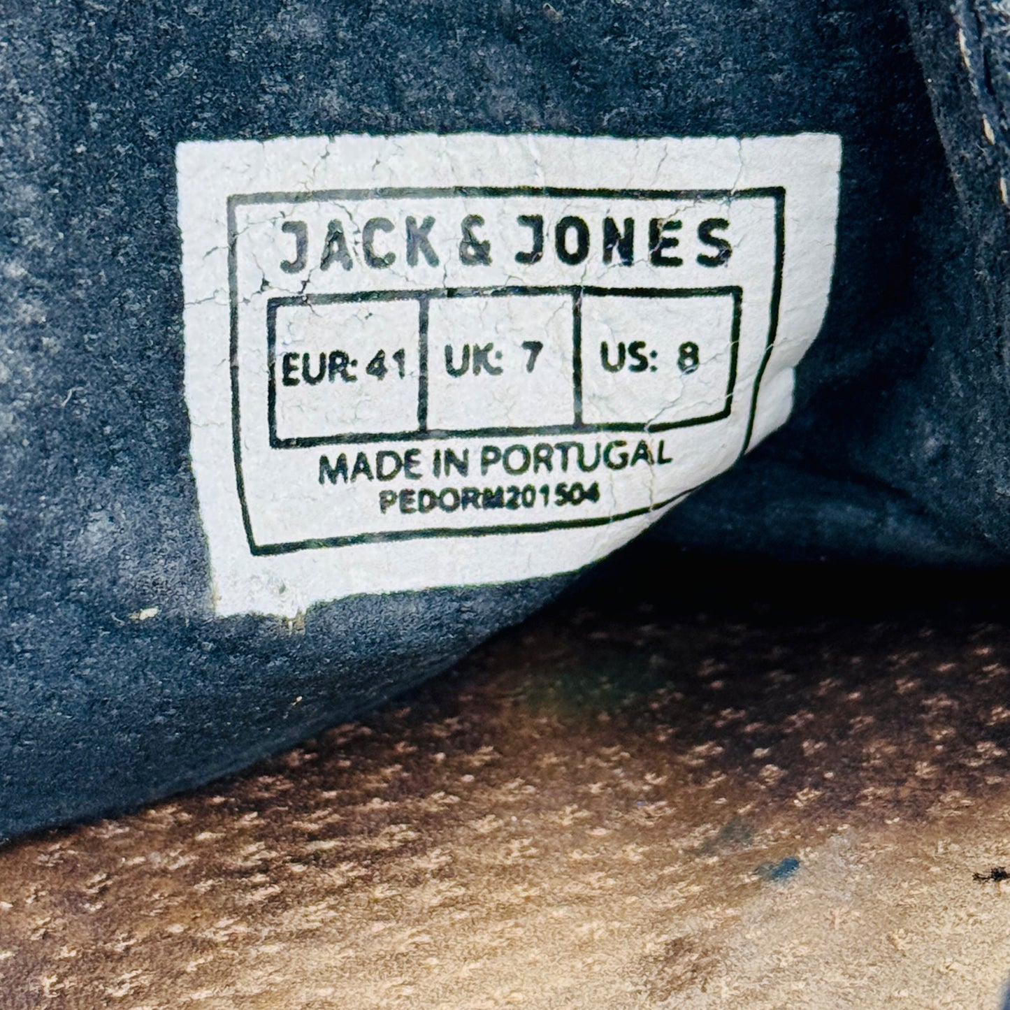 Jack & Jones Men's Black Loafer Shoes (Size 41)
