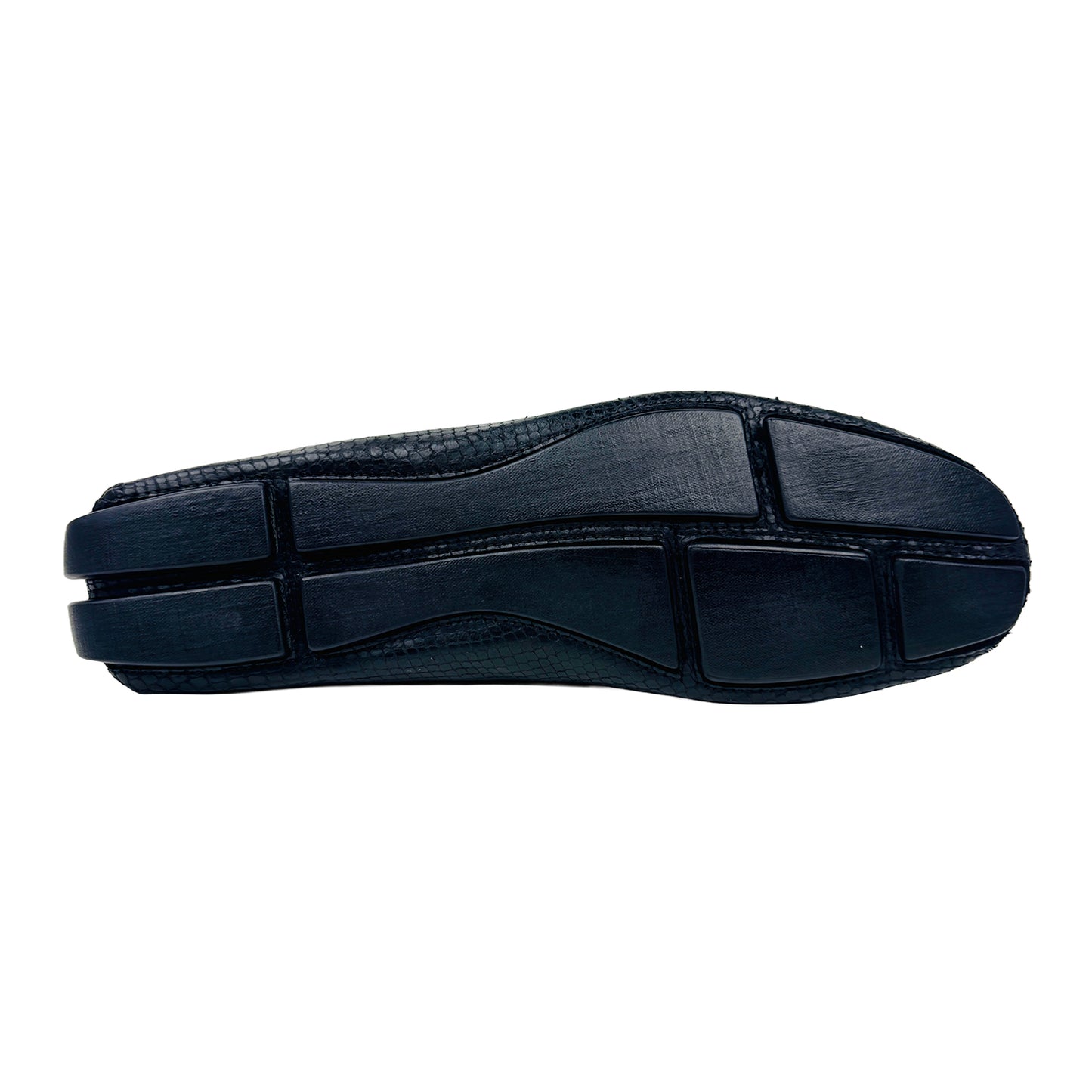 Just Cavalli Snake Effect Black Loafers (Size 45)