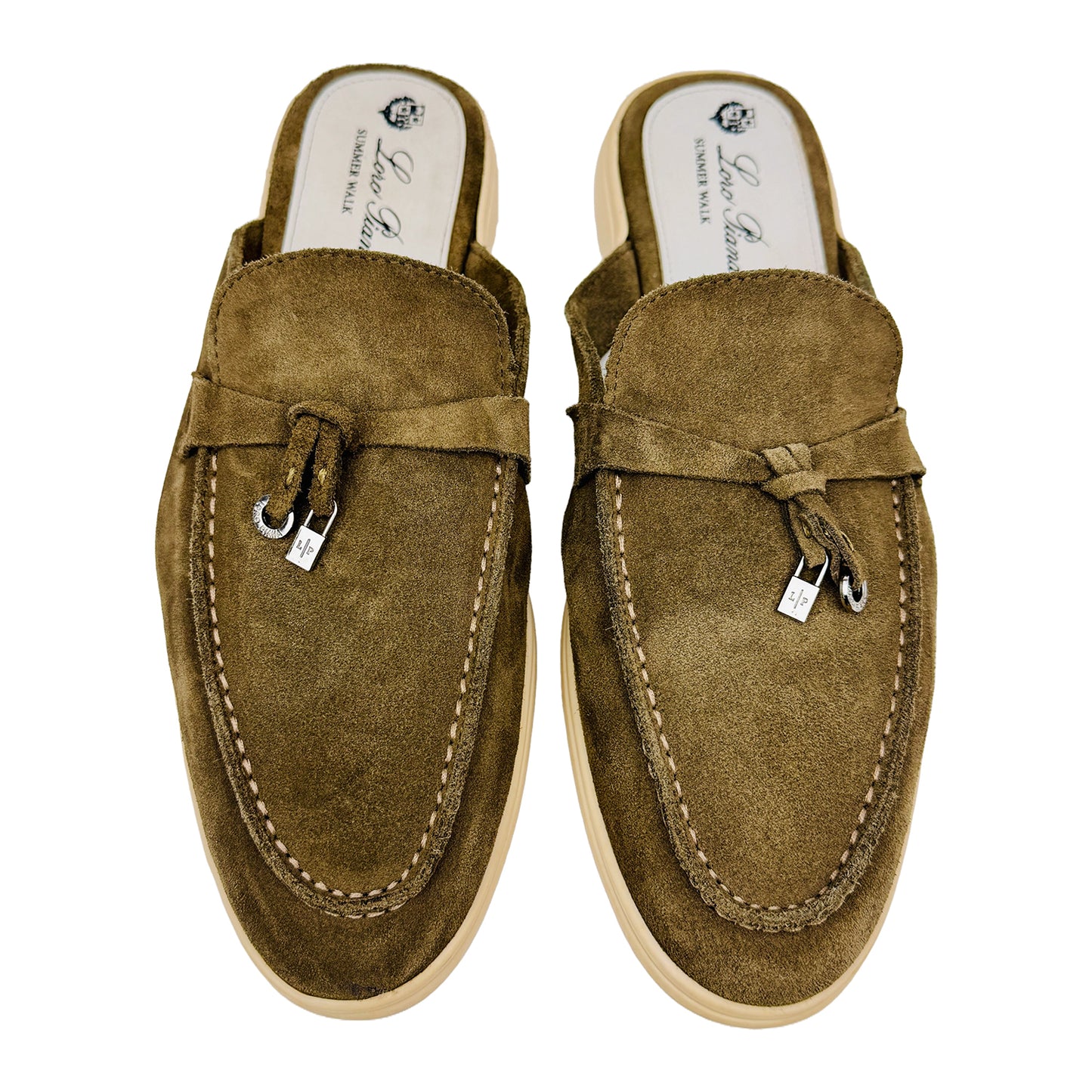 Loro Piana Summer Charms Walk Dusk Brown Shoes (Size 43/43.5)