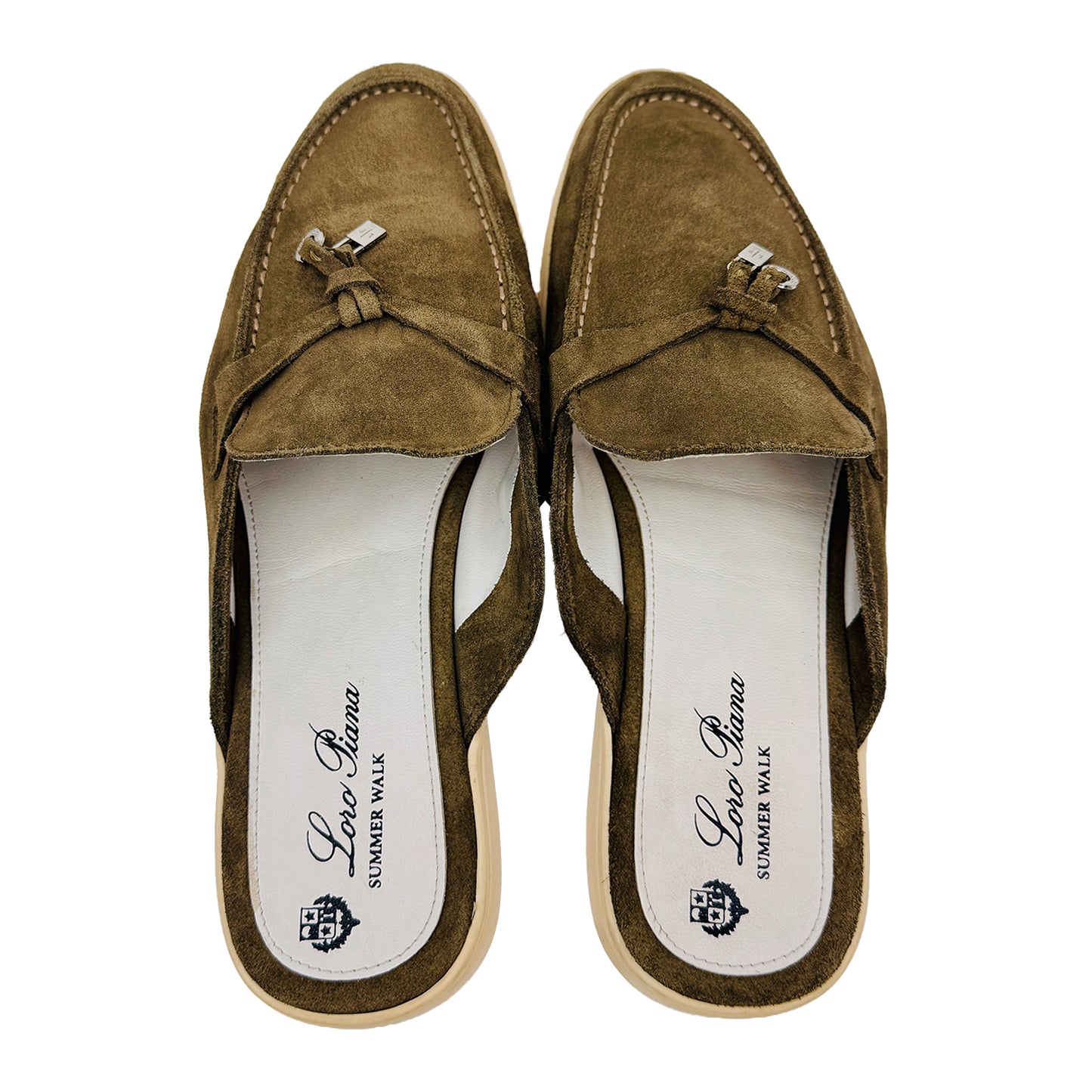 Loro Piana Summer Charms Walk Dusk Brown Shoes (Size 43/43.5)