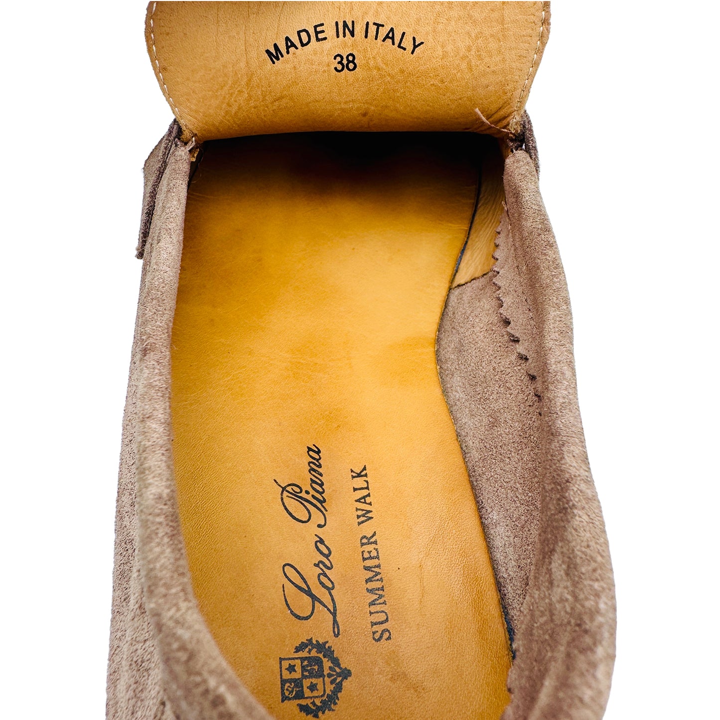 Loro Piana Summer Charms Walk Loafer Shoes (Size 38) - FAE5444