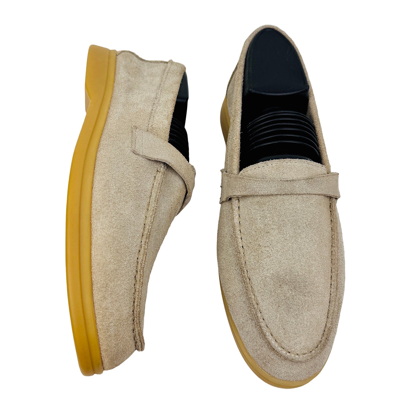Loro Piana Summer Walk Beige Loafer Shoes (Size 39/39.5) - H18068